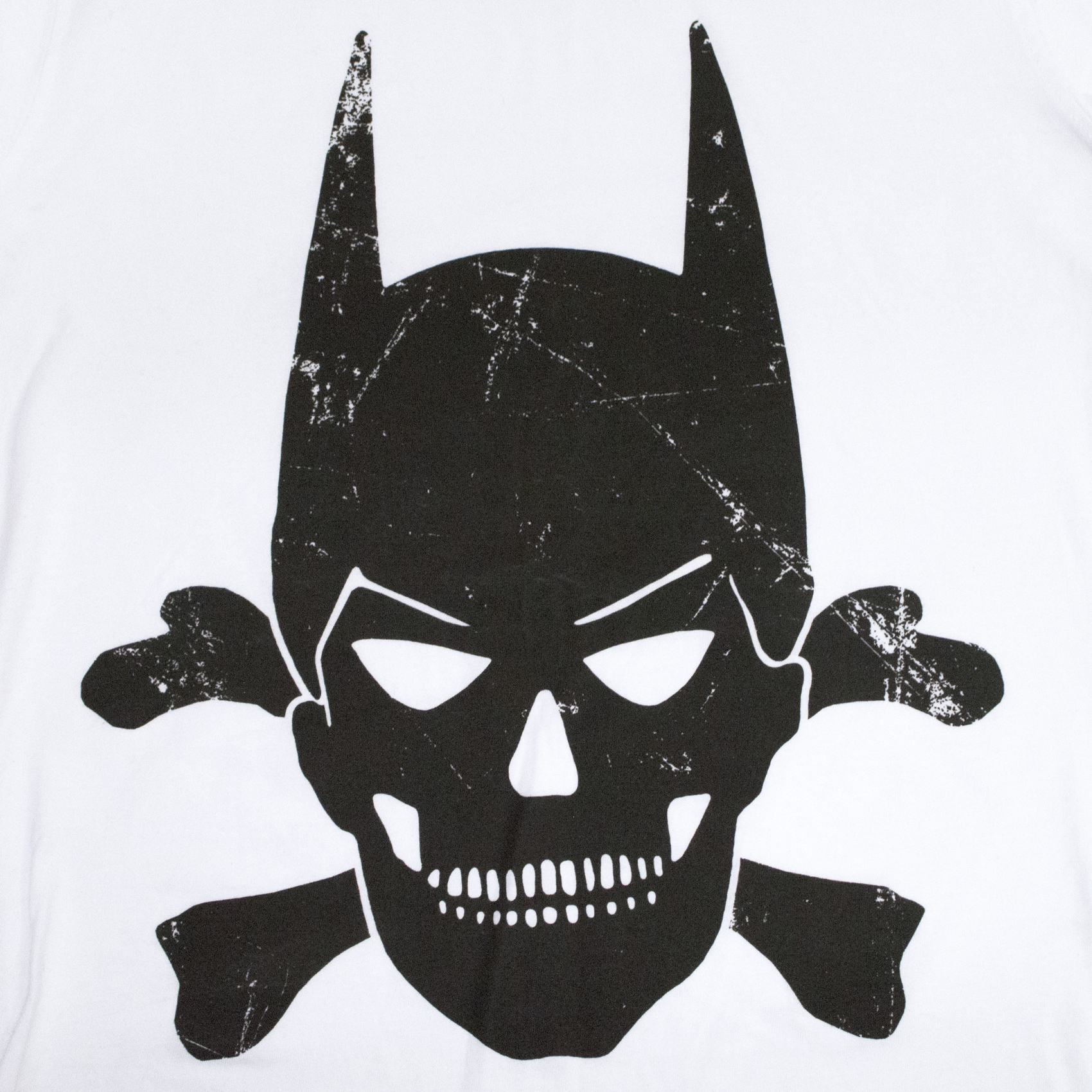 White batskull t-shirt Size M cotton