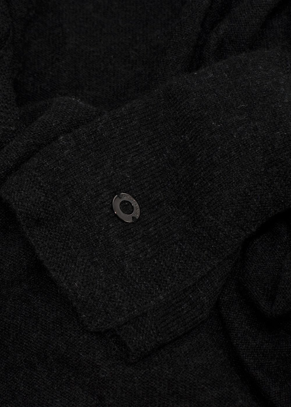 Loro Piana Dark Grey Open Cashmere Cardigan Size M