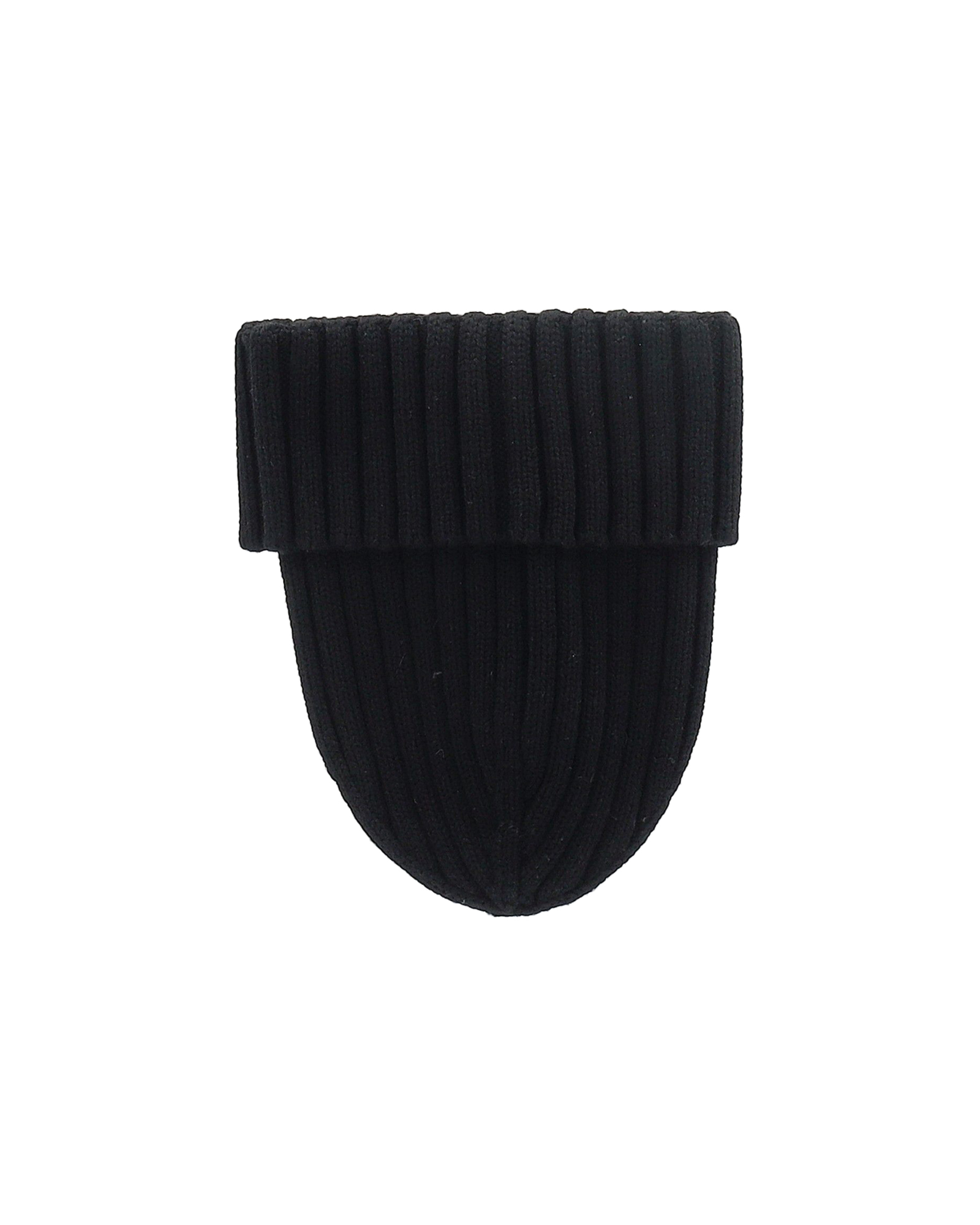 Moncler Black Logo Beanie