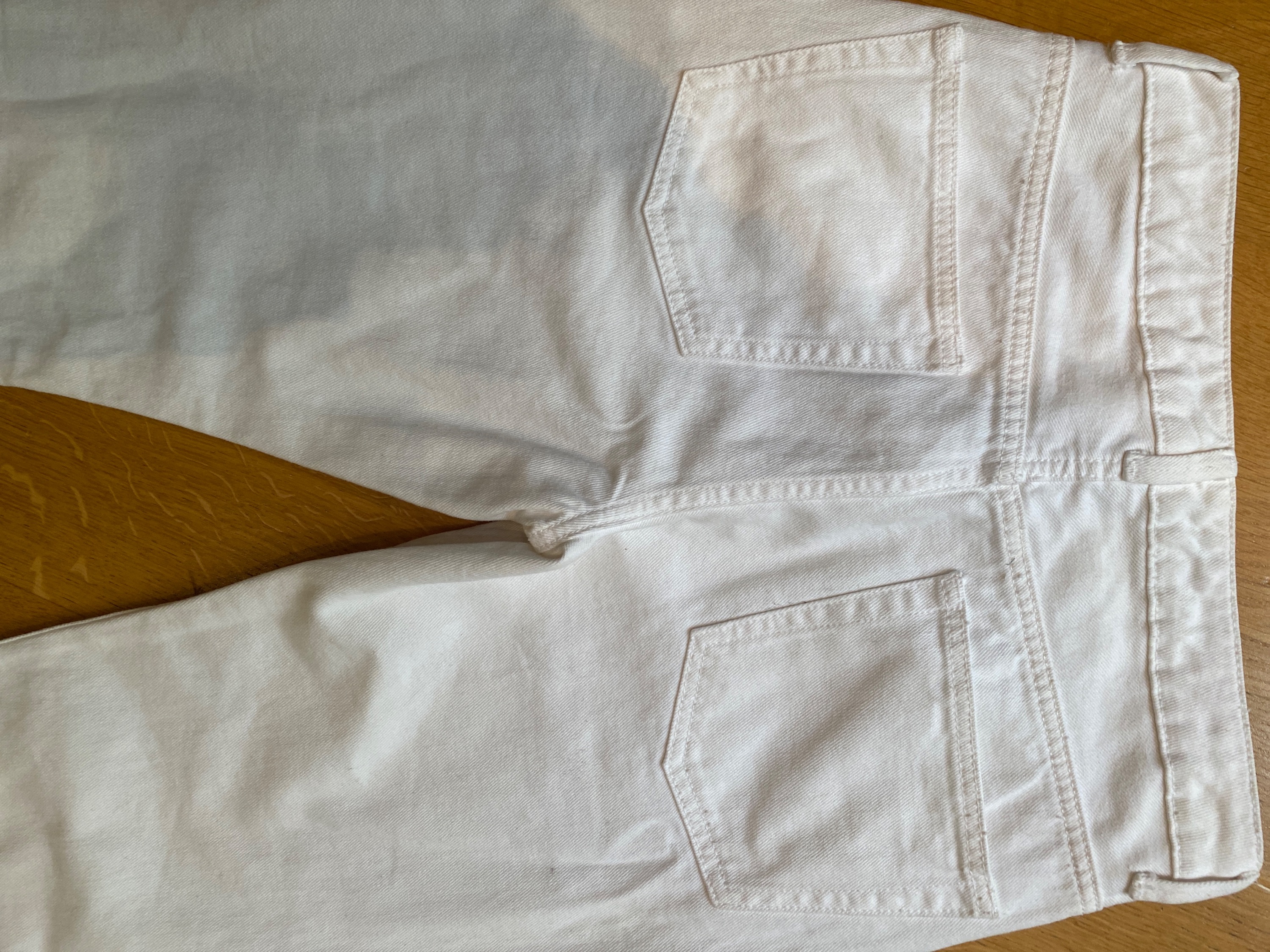 Raey White Plank Straight Leg Jeans Size 26/66 cotton