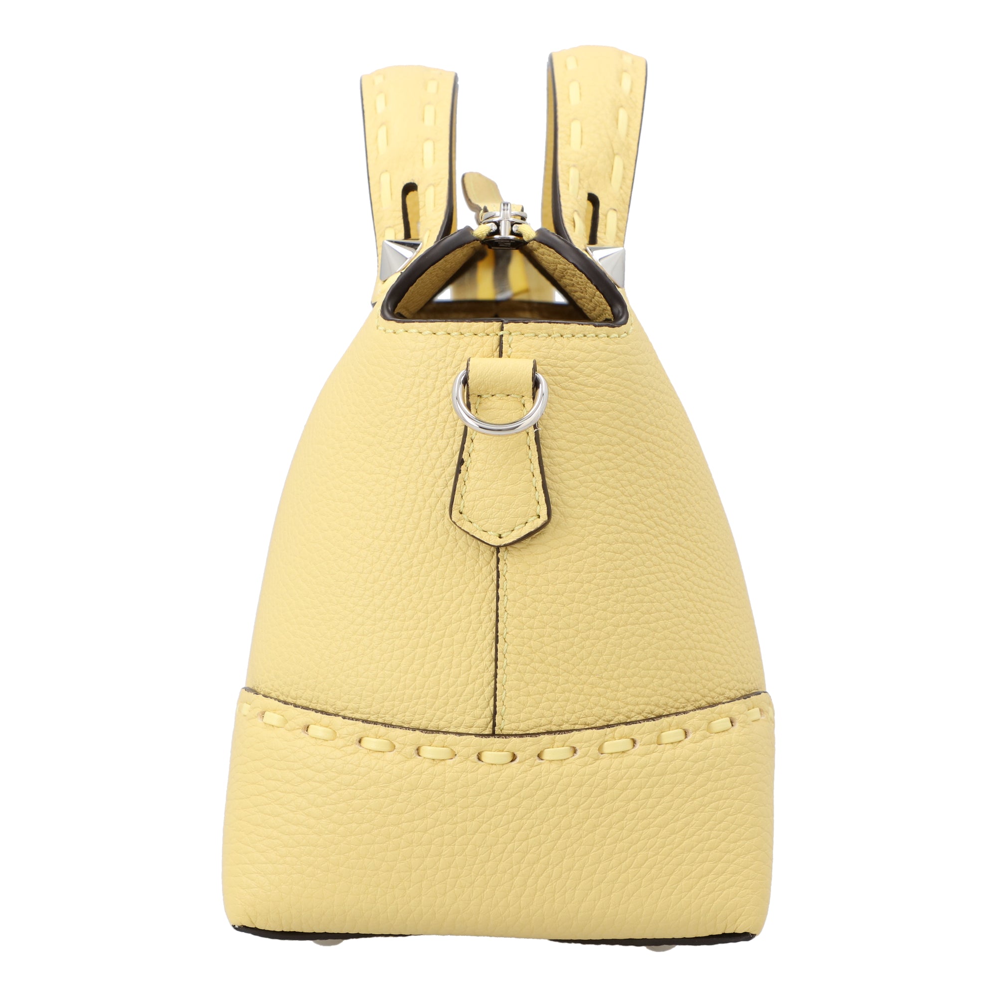 Fendi Yellow By The Way Medium Top Handle Bag yellow | yellow animal skin/calfskin