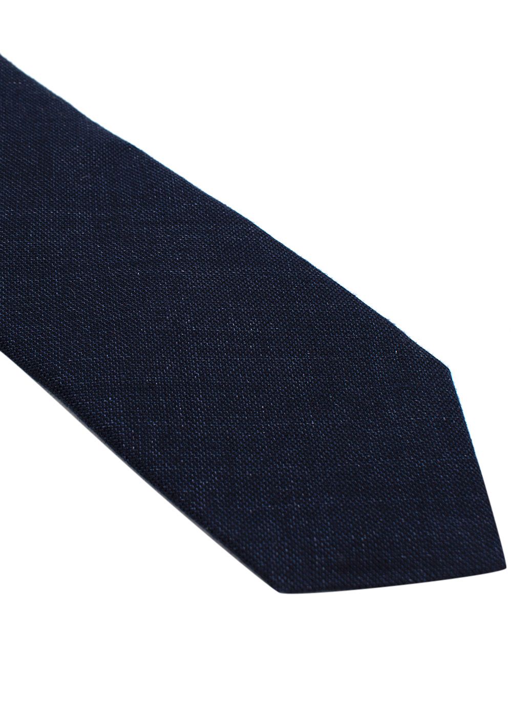 Men's Berluti Navy Hemp-Wool Blend Tie wool