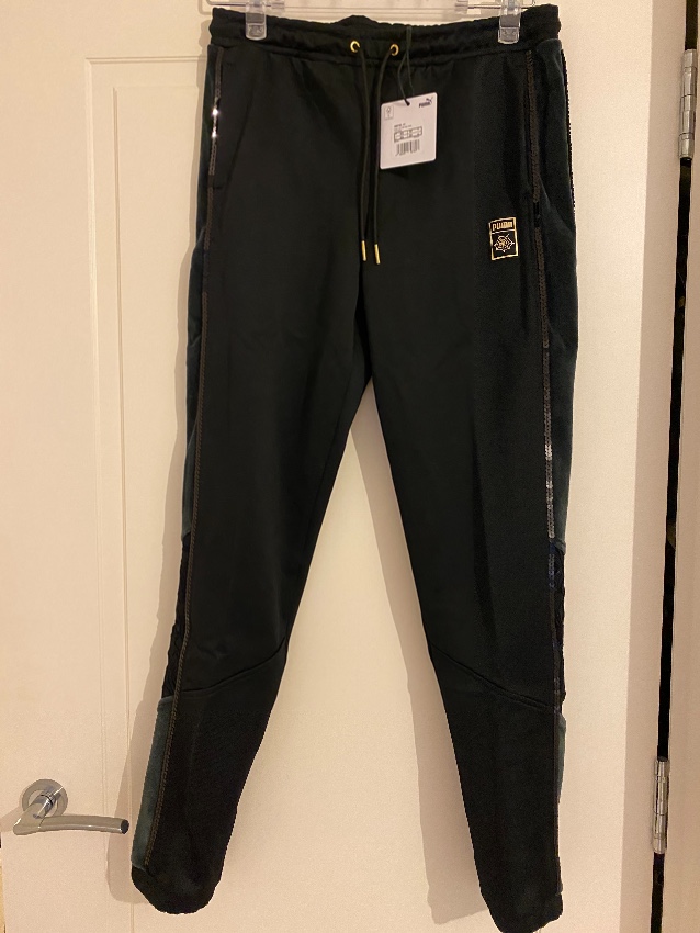 Charlotte Olympia x Puma black spider web joggers Size XS