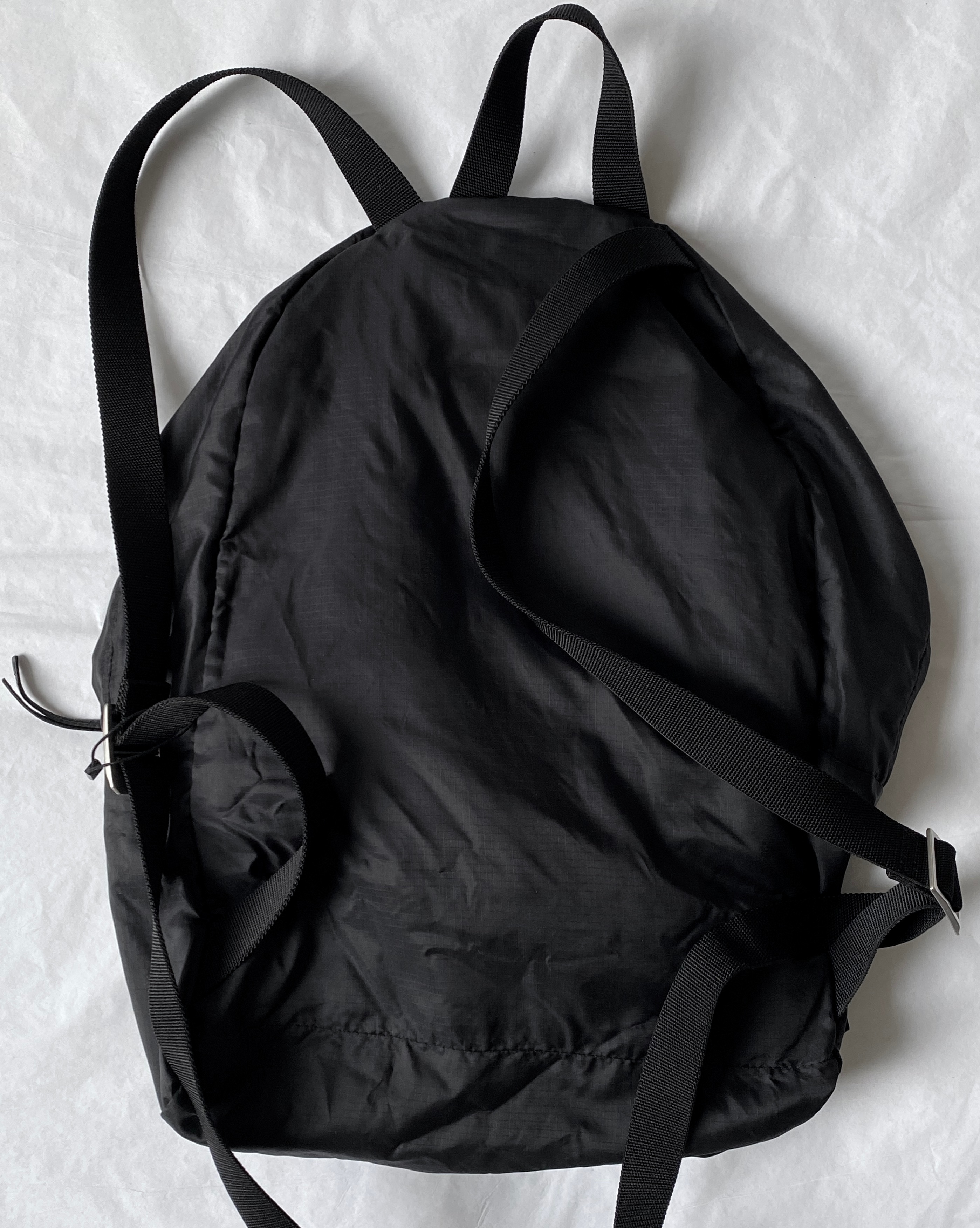 Saint Laurent Black City Backpack nylon/leather