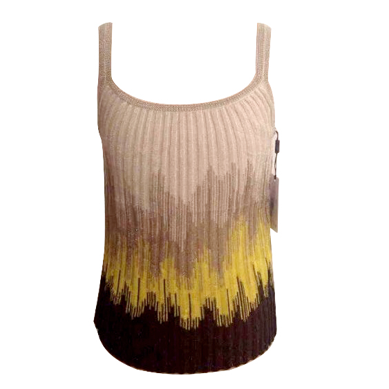 Missoni Camisole Top Size L Beige/Nude silk