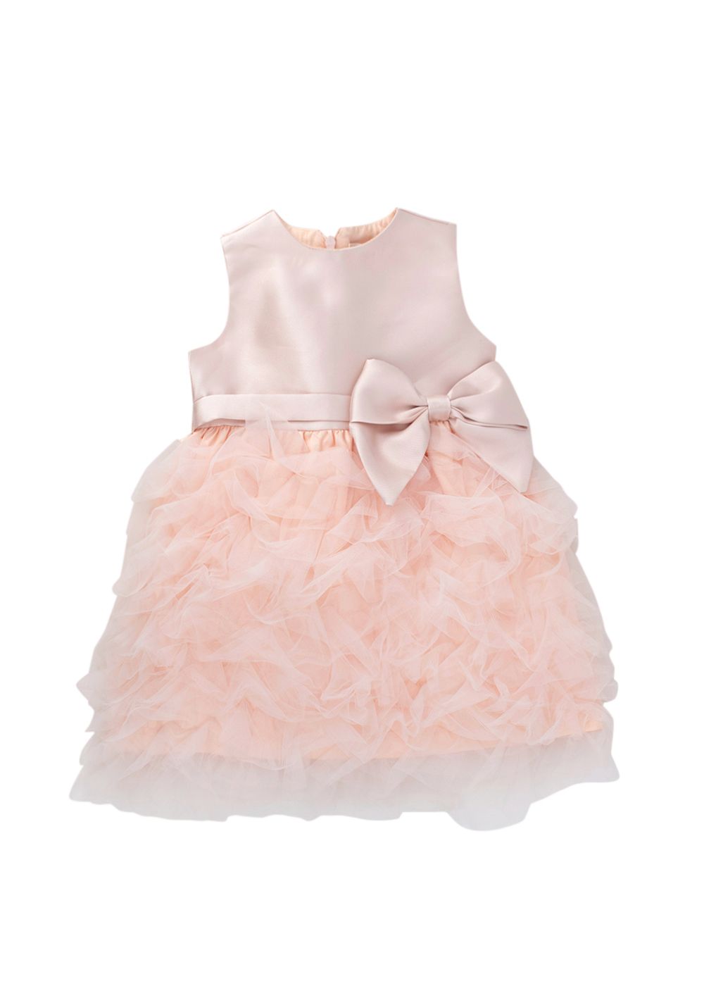 Boys Nanan Baby Pink Tulle Tiered Dress 12months Size 12-18 Months light pink polyester