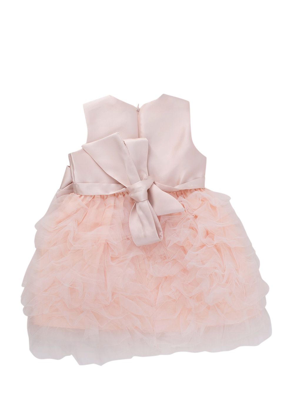 Boys Nanan Baby Pink Tulle Tiered Dress 12months Size 12-18 Months light pink polyester