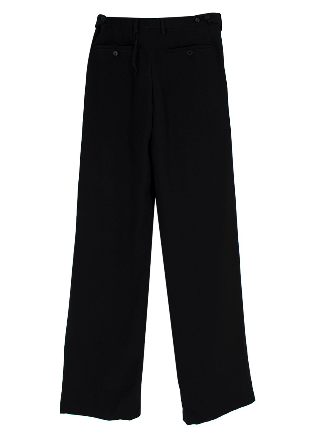 Connolly Black Wide Leg Trousers Size M cotton