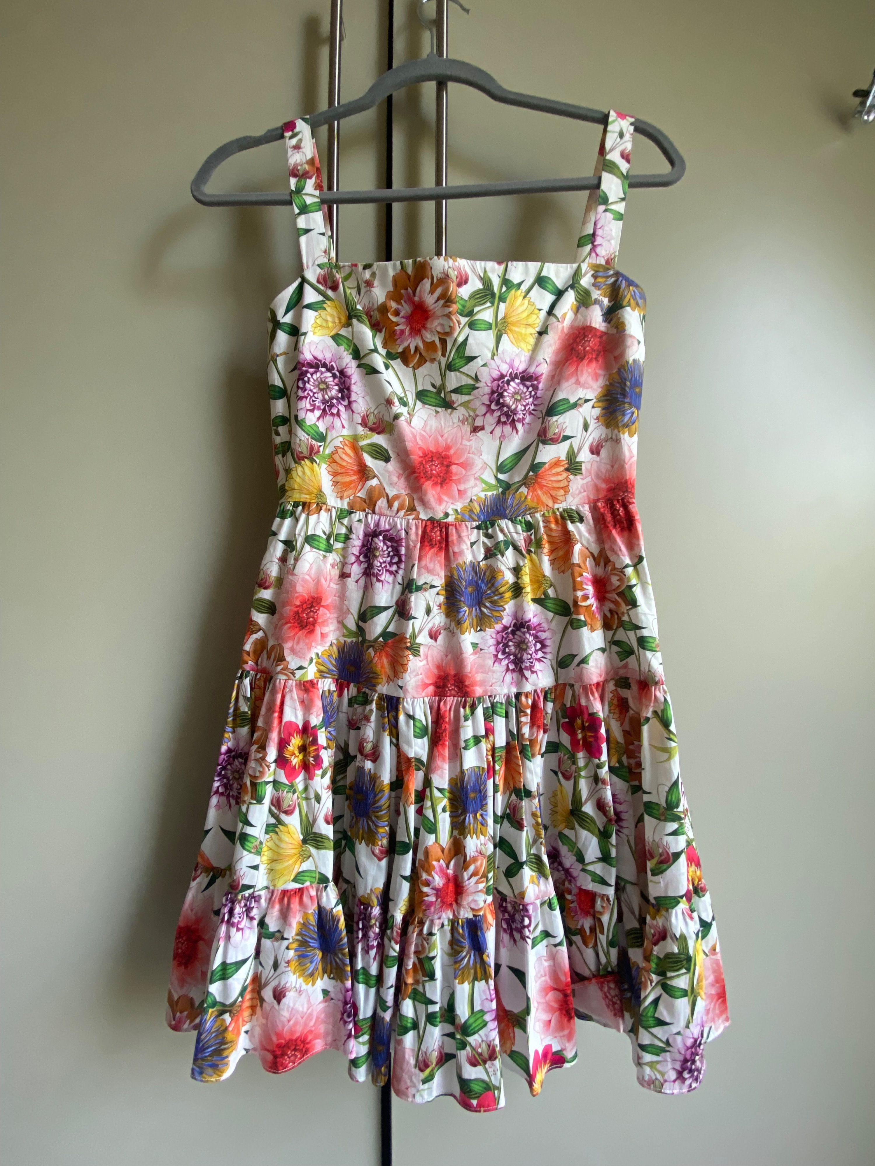 Borgo De Nor Multicolour Freddie Dress Size S Floral cotton