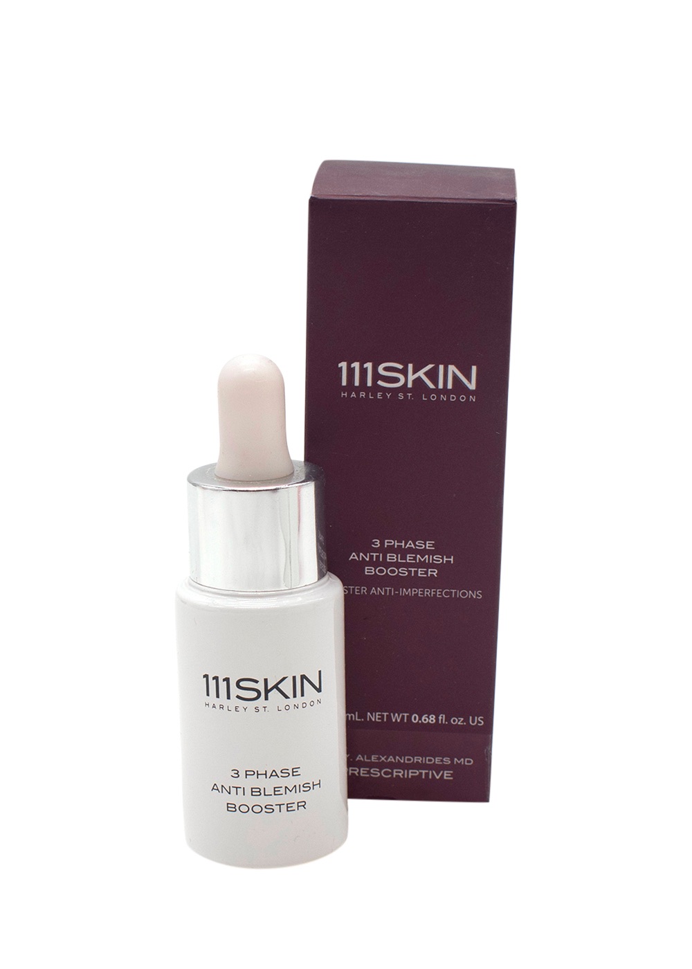 111Skin 3 Phase Anti Blemish Booster 20ml Purple serum