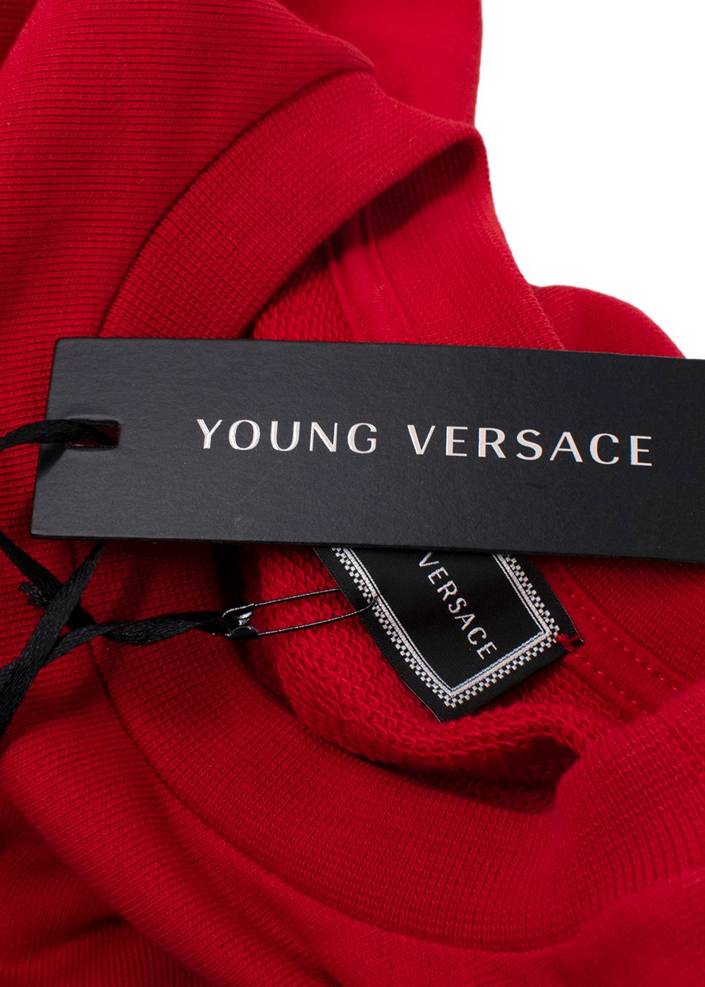 Boys Versace Vers Tonal Medusa Sweatshirt in Red Size 10 Years + cotton