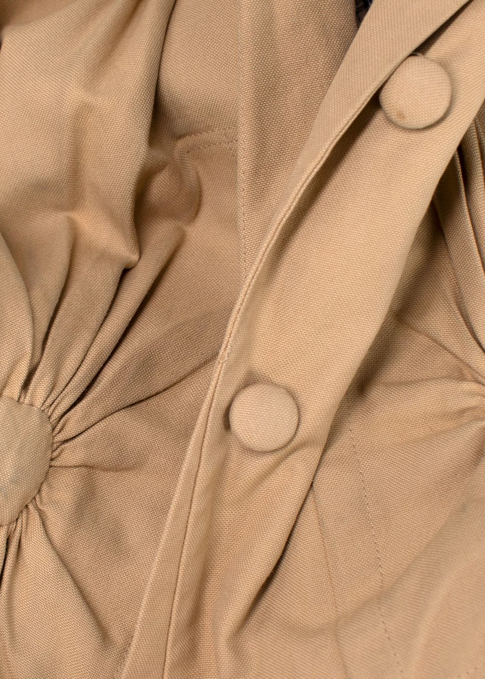 Preowned Issey Miyake Beige Trench Coat Size M cotton