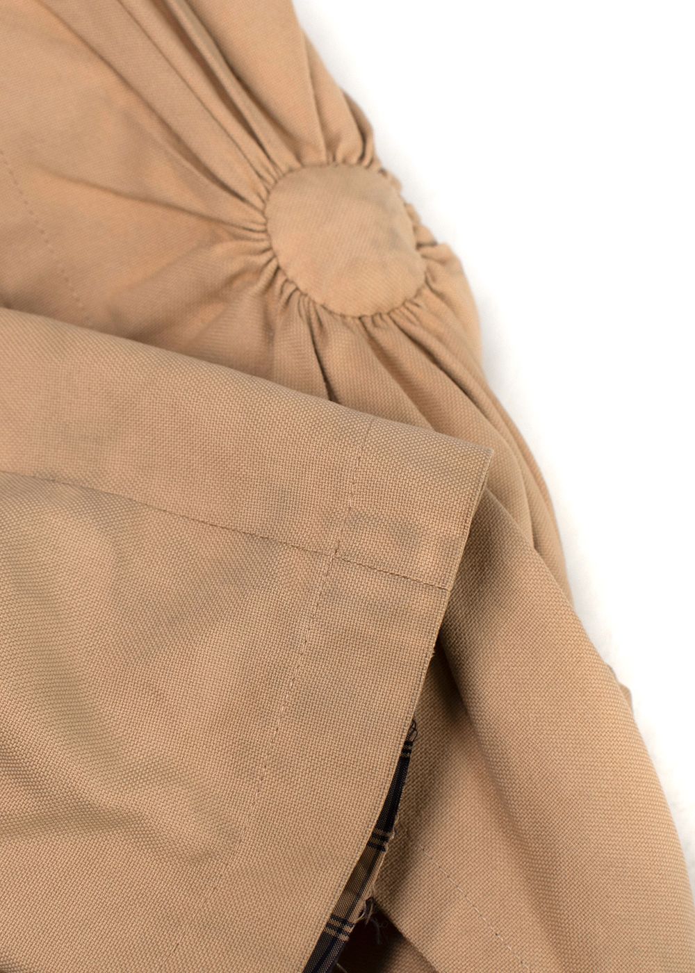 Preowned Issey Miyake Beige Trench Coat Size M cotton