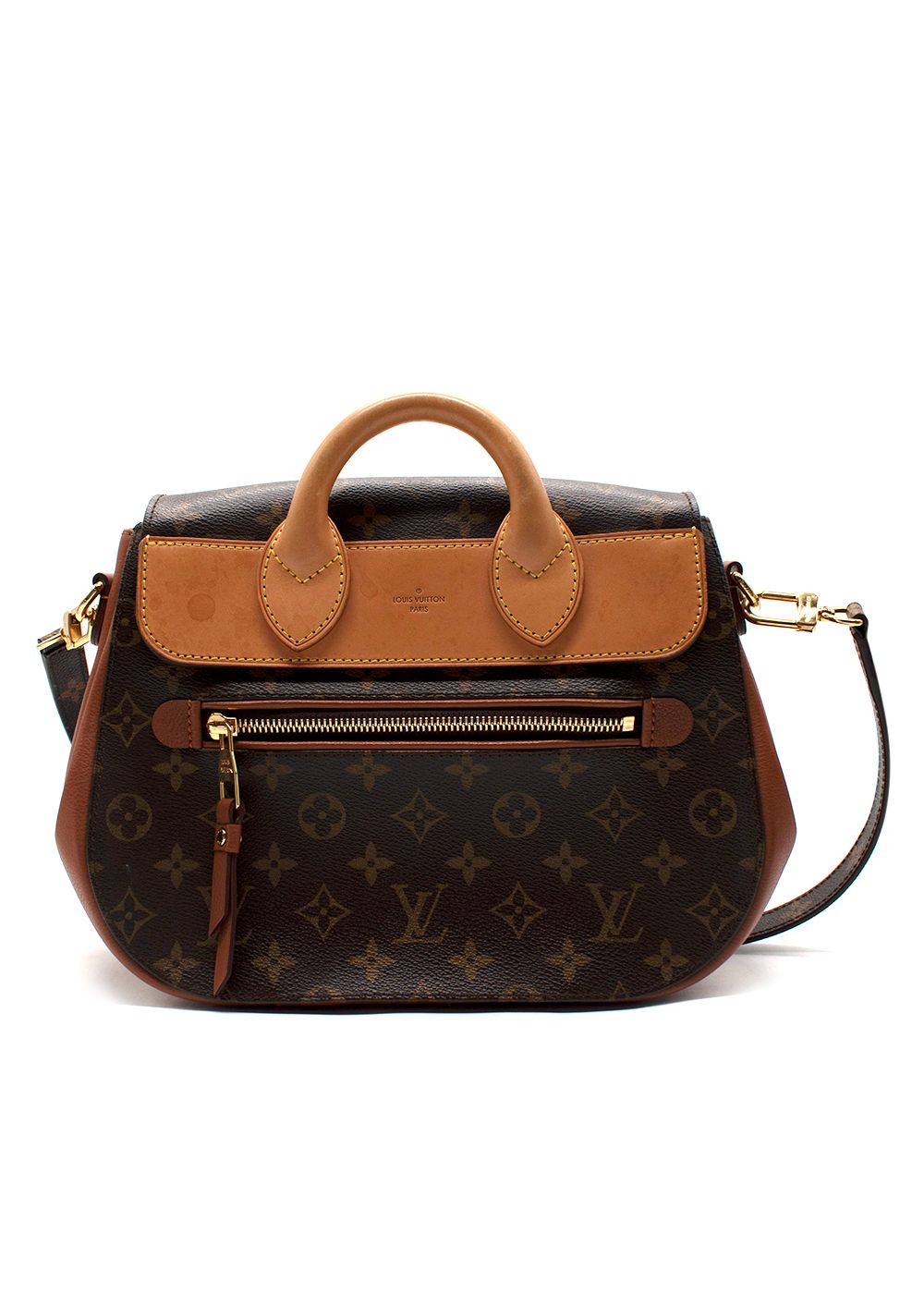 Preowned Louis Vuitton Monogram Canvas Eden PM Cross-Body Bag brown coated canvas