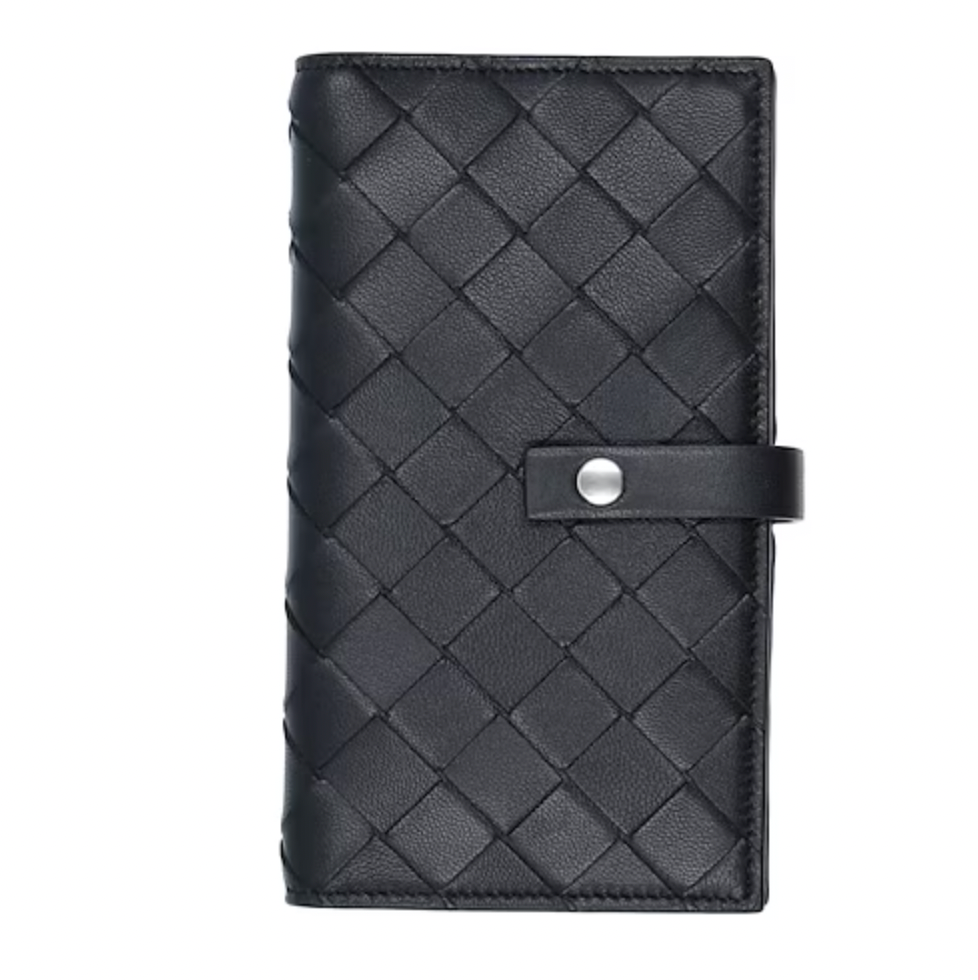 Bottega Veneta Black Nappa Intrecciato iPhone 11 Case