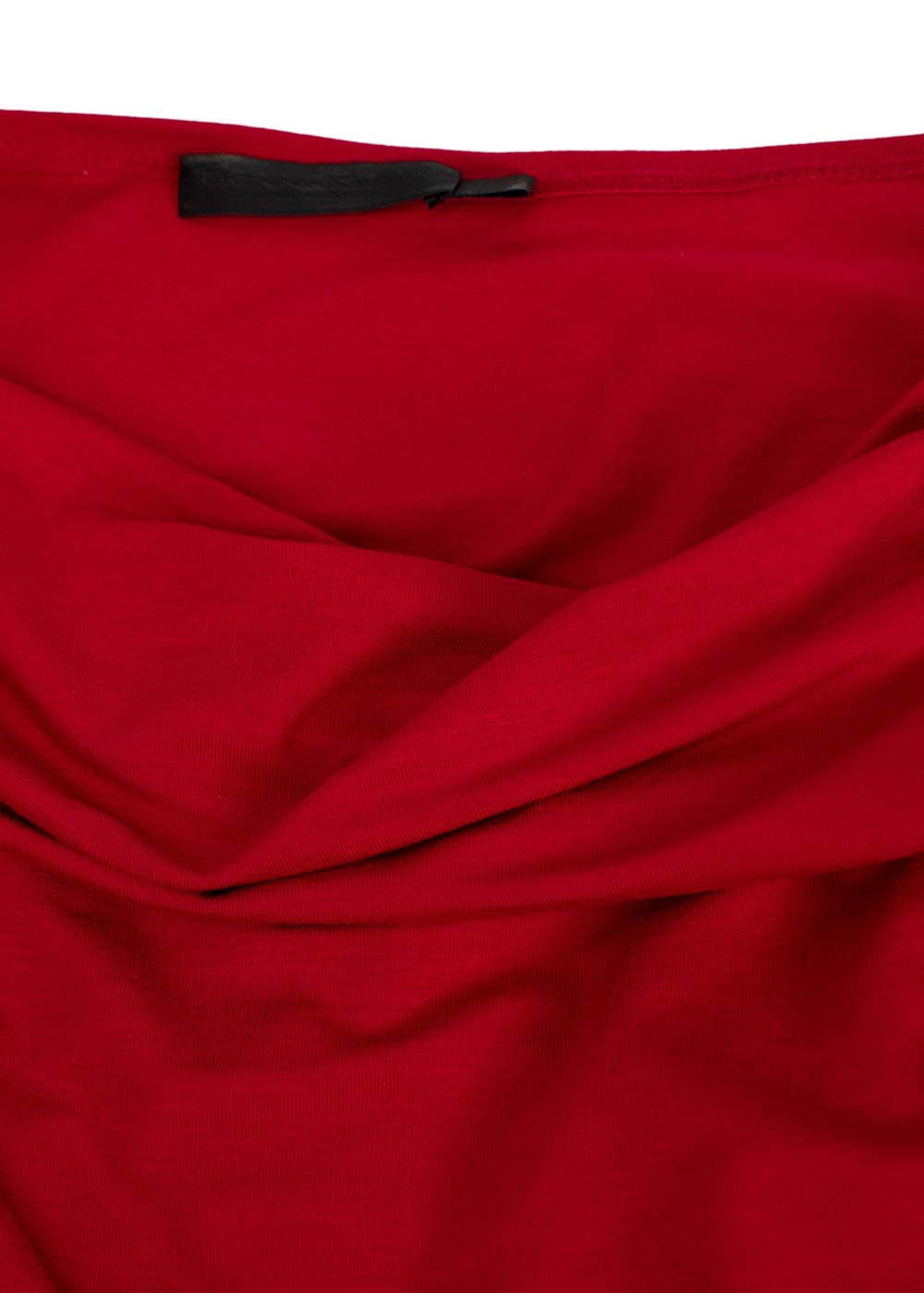 Preowned Donna Karan Red Ruched Dress Size XS viscose