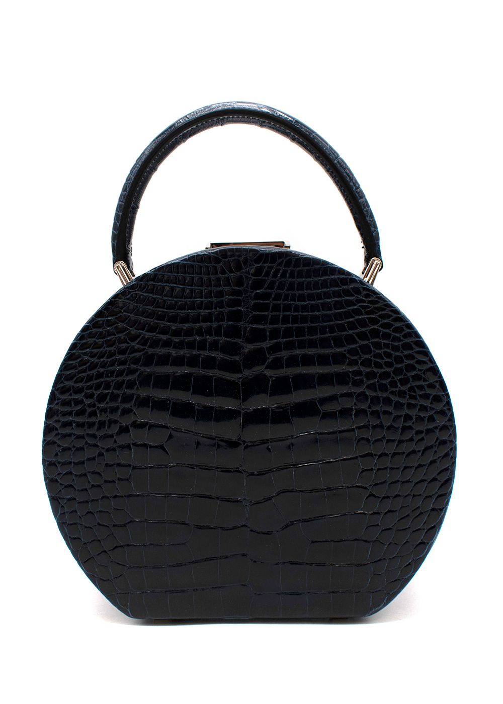 Bumi Blue Alligator Tote Navy