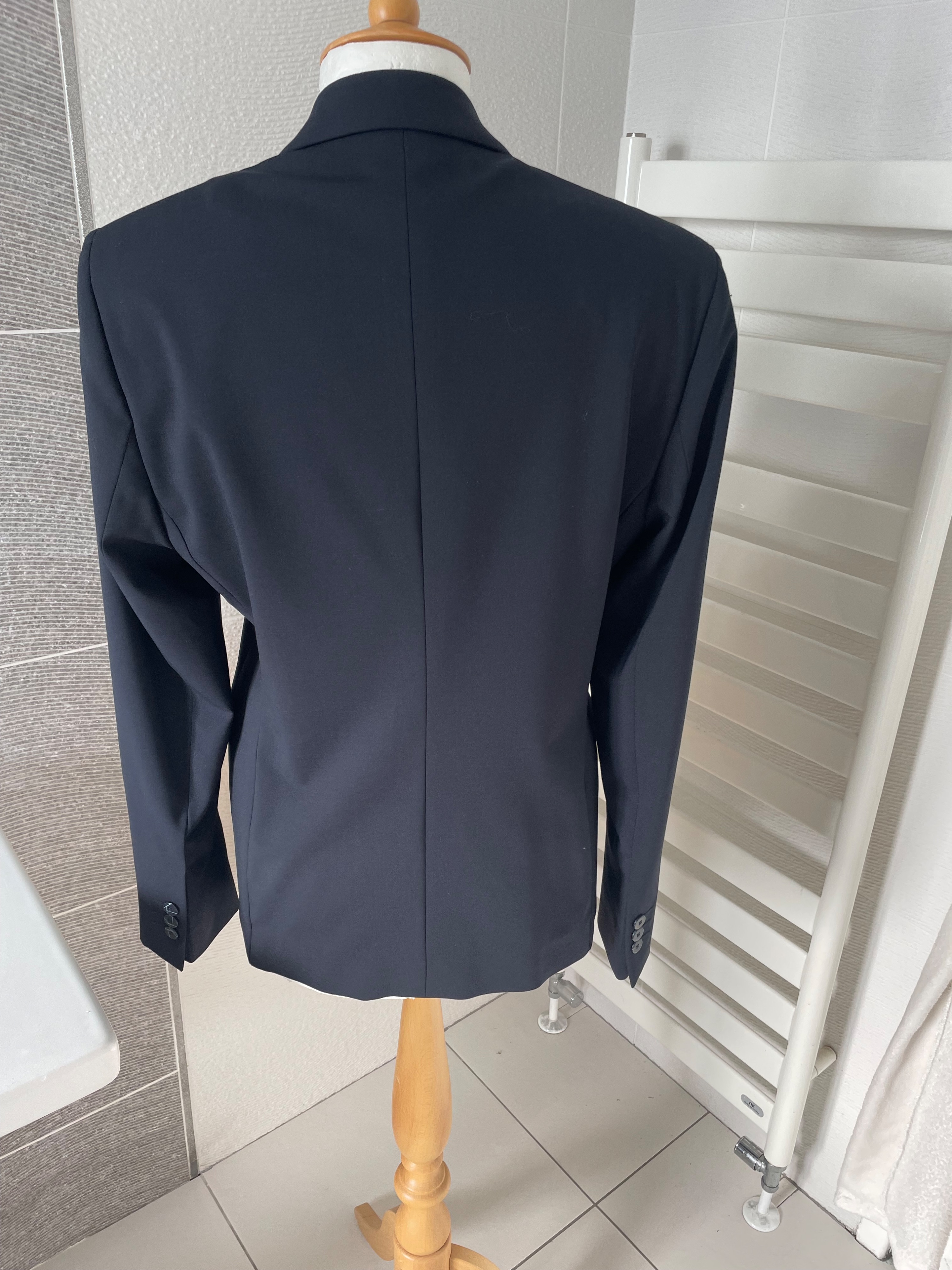 Men's Armani Navy Blue Single Breasted Blazer Size S see label