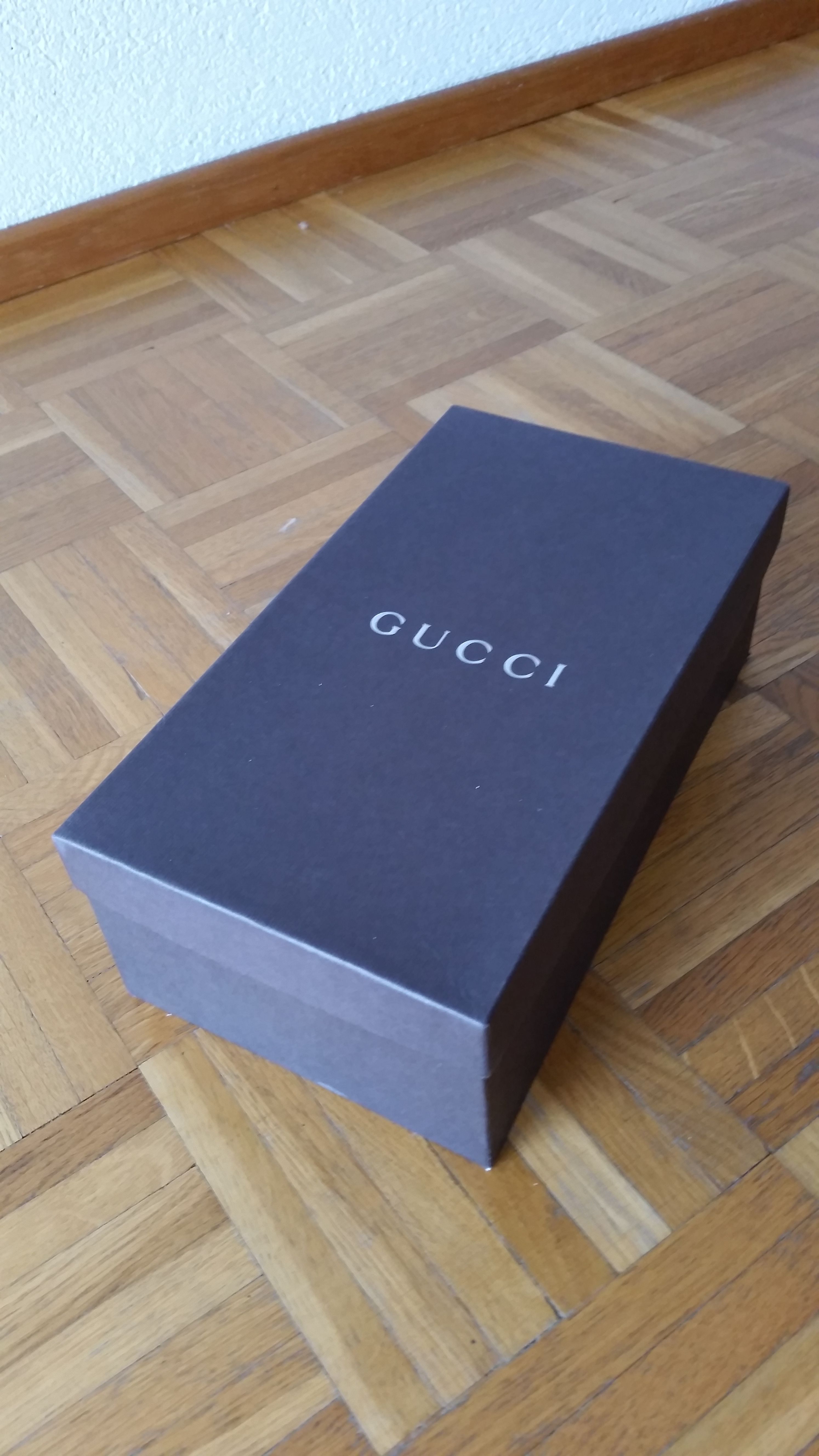 Preowned Gucci Canvas logo pump shoes Size 375 Black