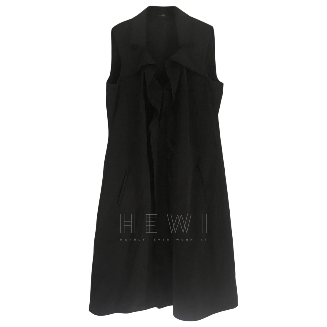 Preowned Elie Tahari Ruffled Black Silk Dress Size S