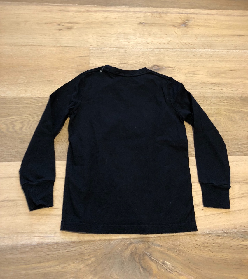 Preowned DSquared Boys Kids Black Top Size 6 Years cotton