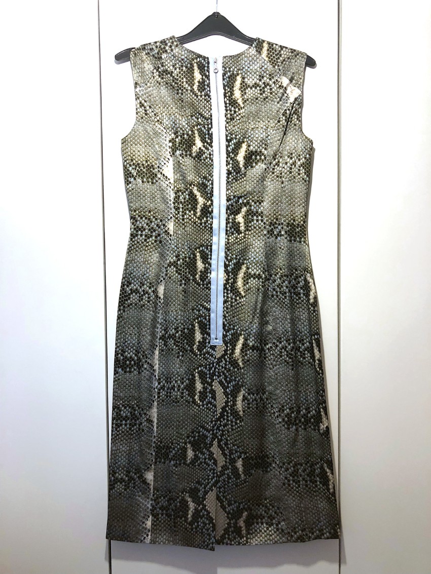 Erdem python print and lace sleeveless dress Size S Animal Print