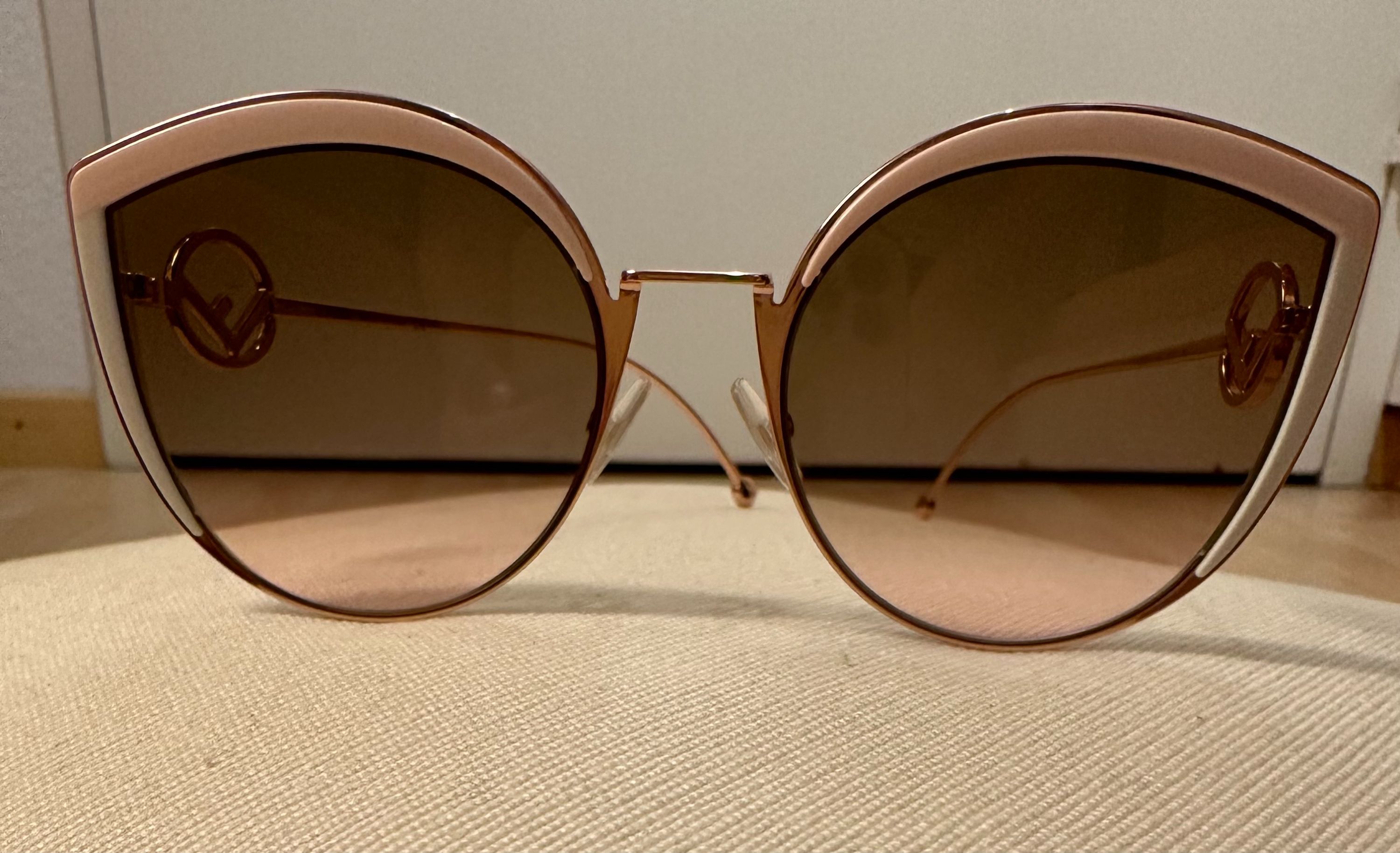 Fendi Cat Eye Rose Gold FF 0290/S Sunglasses