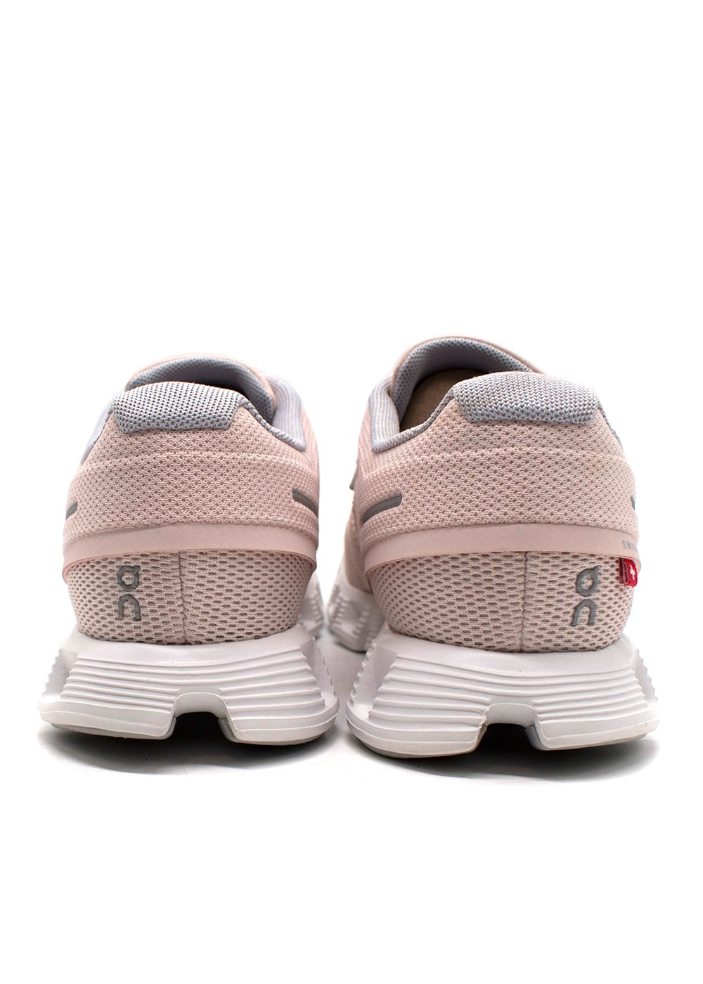 On Running Shell Pink Cloud 5 Trainers Size 365 Pink White polyester/rubber