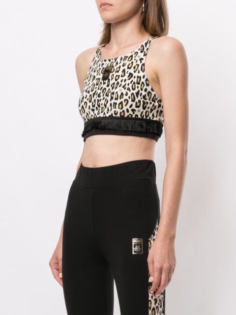 Puma x Charlotte Olympia Leopard Crop Top Size M