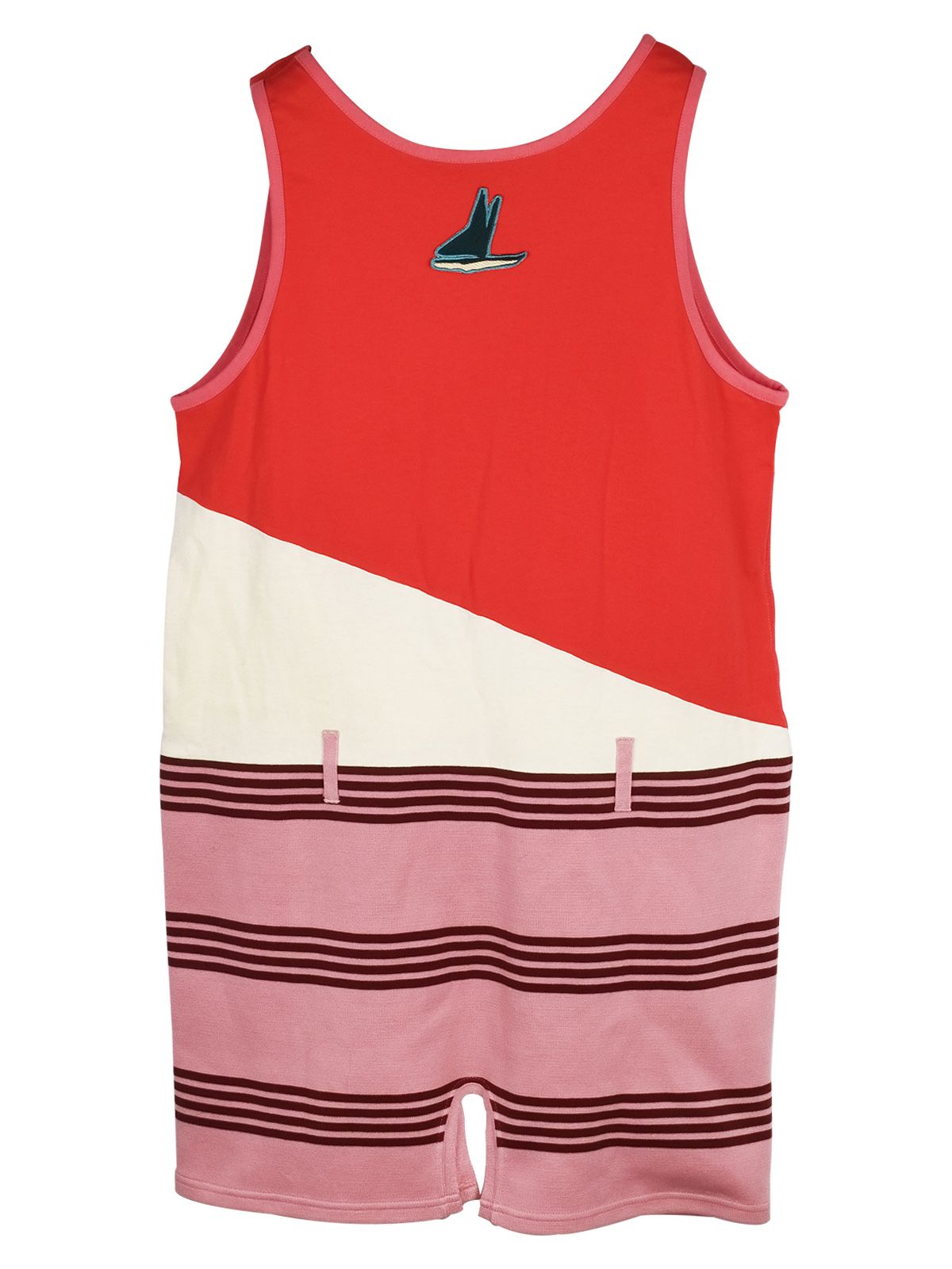 Preowned Marni Multicolour cotton jersey tank dress Size L Multicoloured