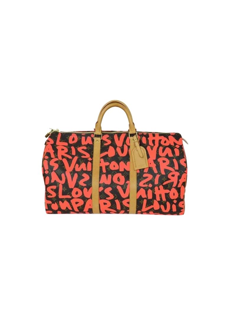 Louis Vuitton x Stephen Sprouse Orange/Monogram Keepall 50