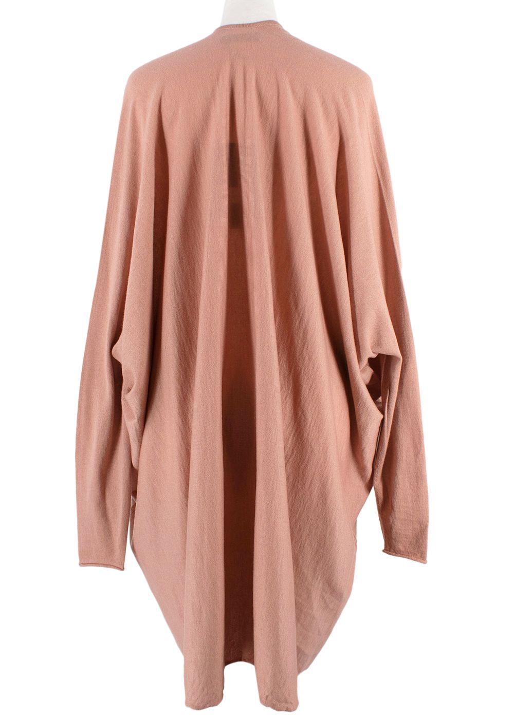 Hawico Dusky Rose Knitted Cashmere and Silk Knit Cardigan Pink