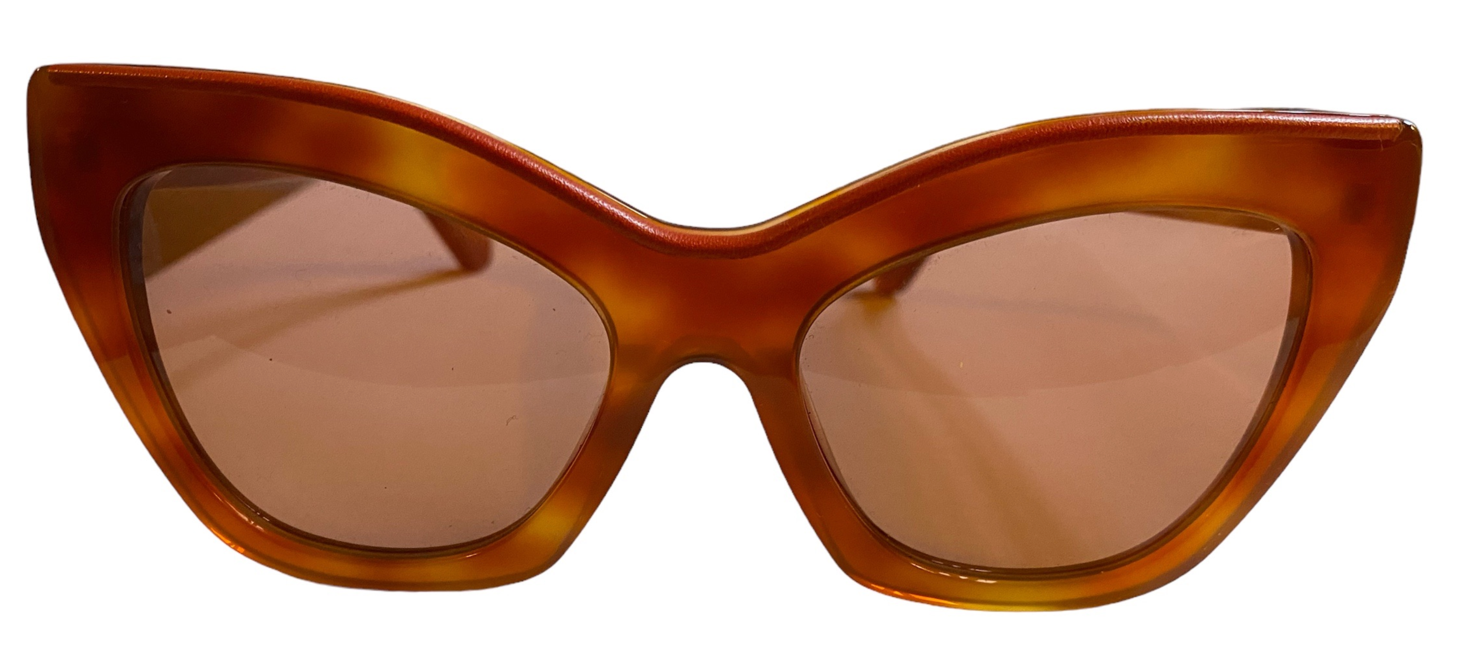 Preowned Loewe Amber Cat Eye Sunglasses Tortoiseshell pink polished