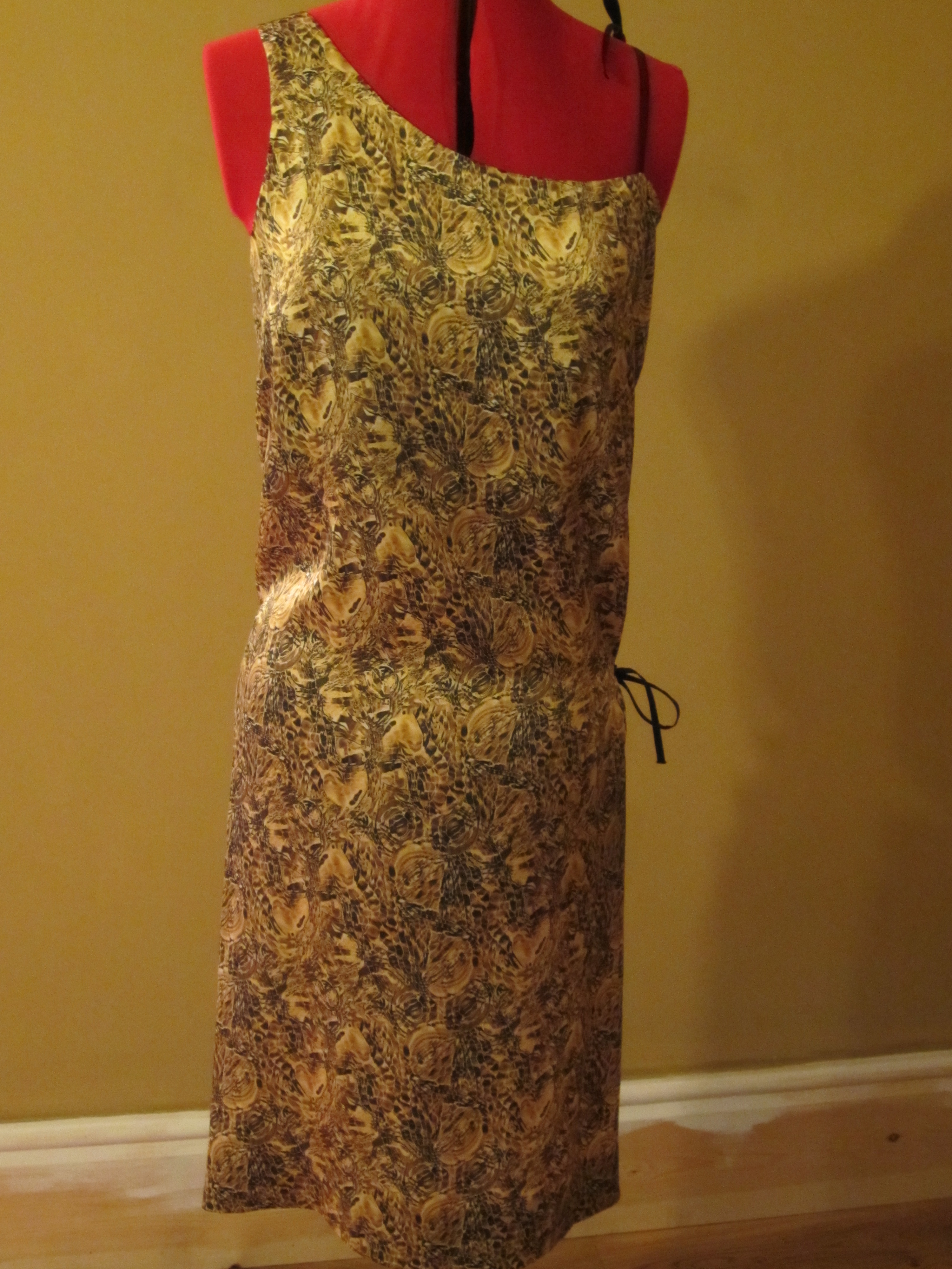 Joseph Gold Silk Dress Size S