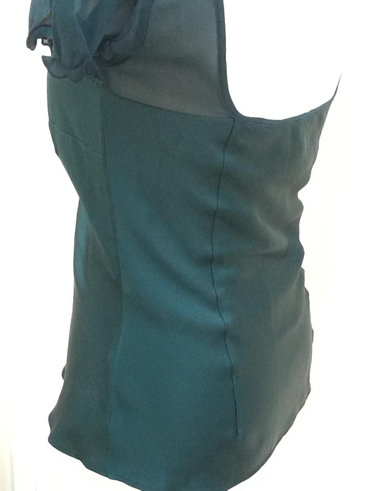 Max Co (Max Mara) Silk Blouse Size M Green