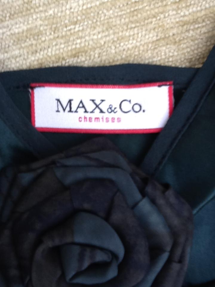 Max Co (Max Mara) Silk Blouse Size M Green