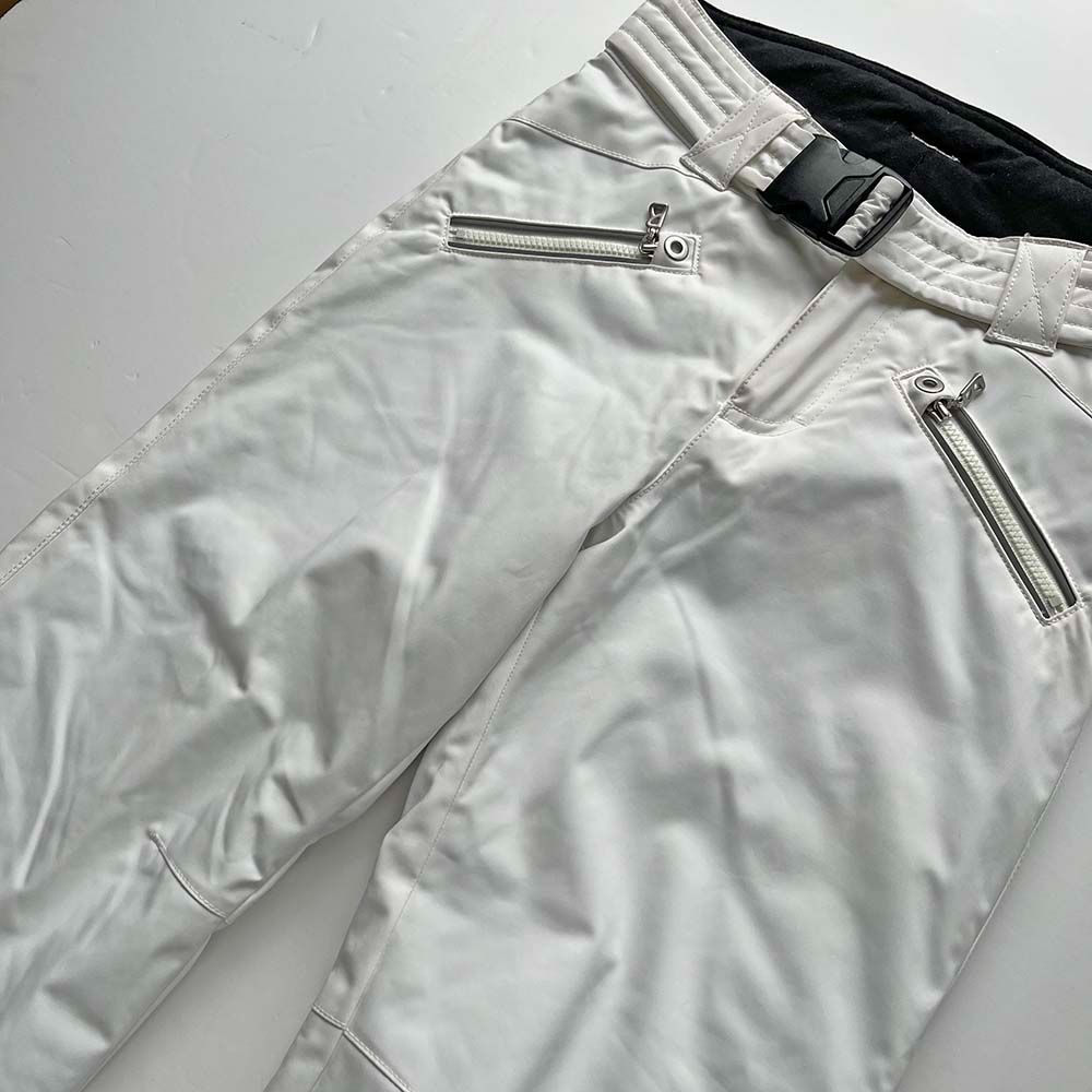 Boys Preowned Bogner Kids White Ski Trousers Size 9 Years polyester