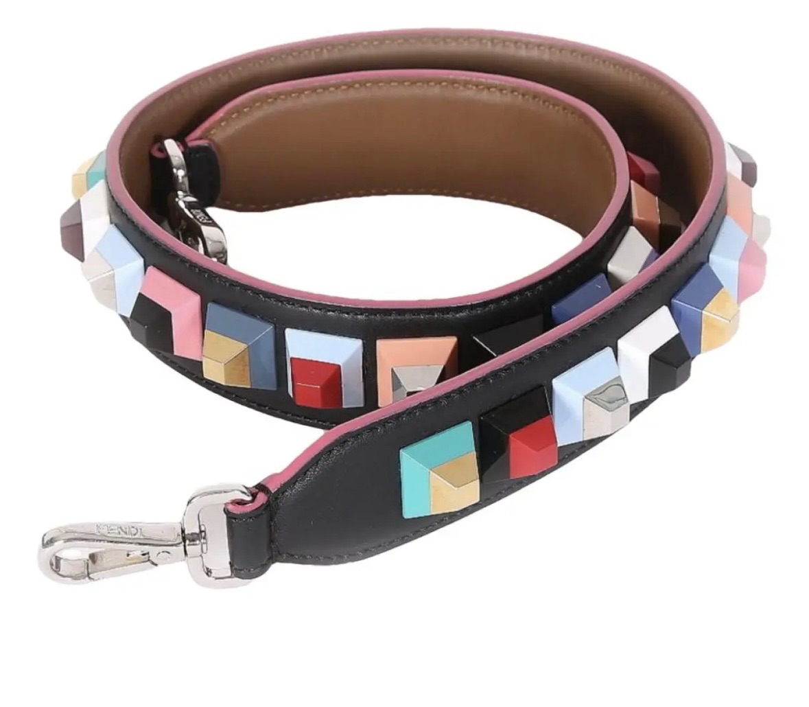 Fendi Multicoloured Strap You Bag Strap Multi leather