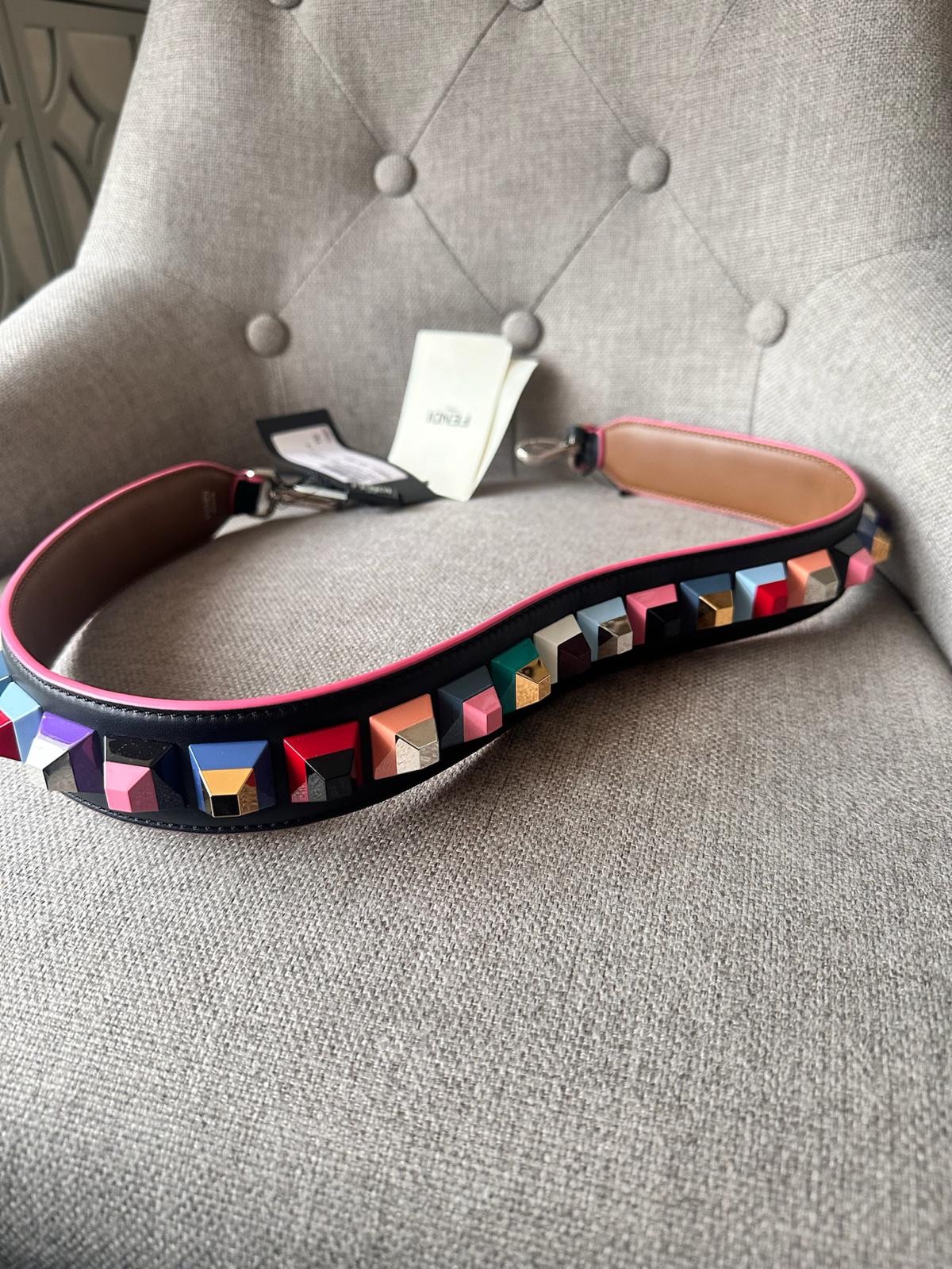 Fendi Multicoloured Strap You Bag Strap Multi leather