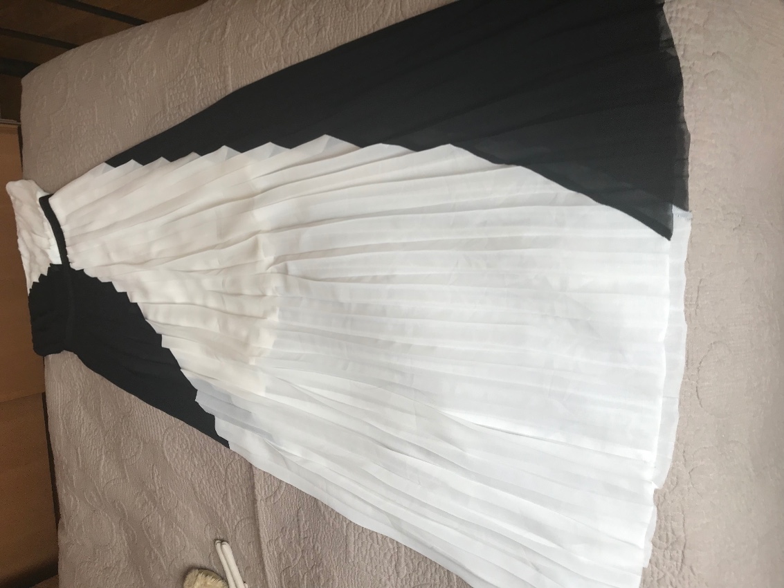 Paul Smith Black Label Pleated Chiffon Gown Size M