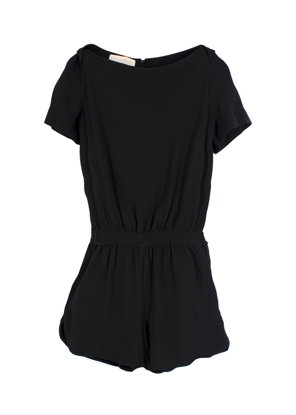 Preowned Stella McCartney Black Crepe Playsuit Size XXS viscose