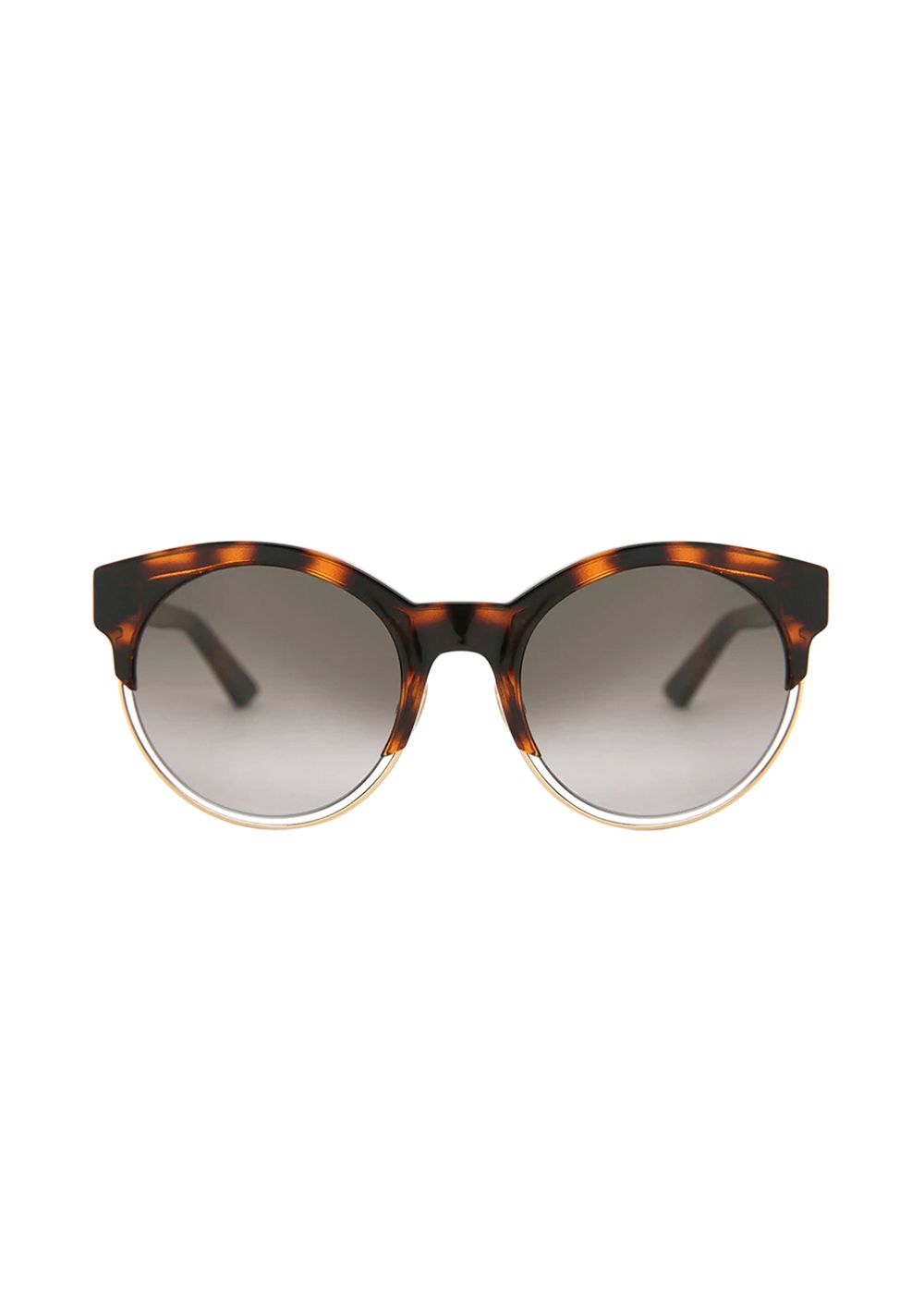 Preowned Dior Sideral 1 Tortoiseshell Sunglasses Brown acetate