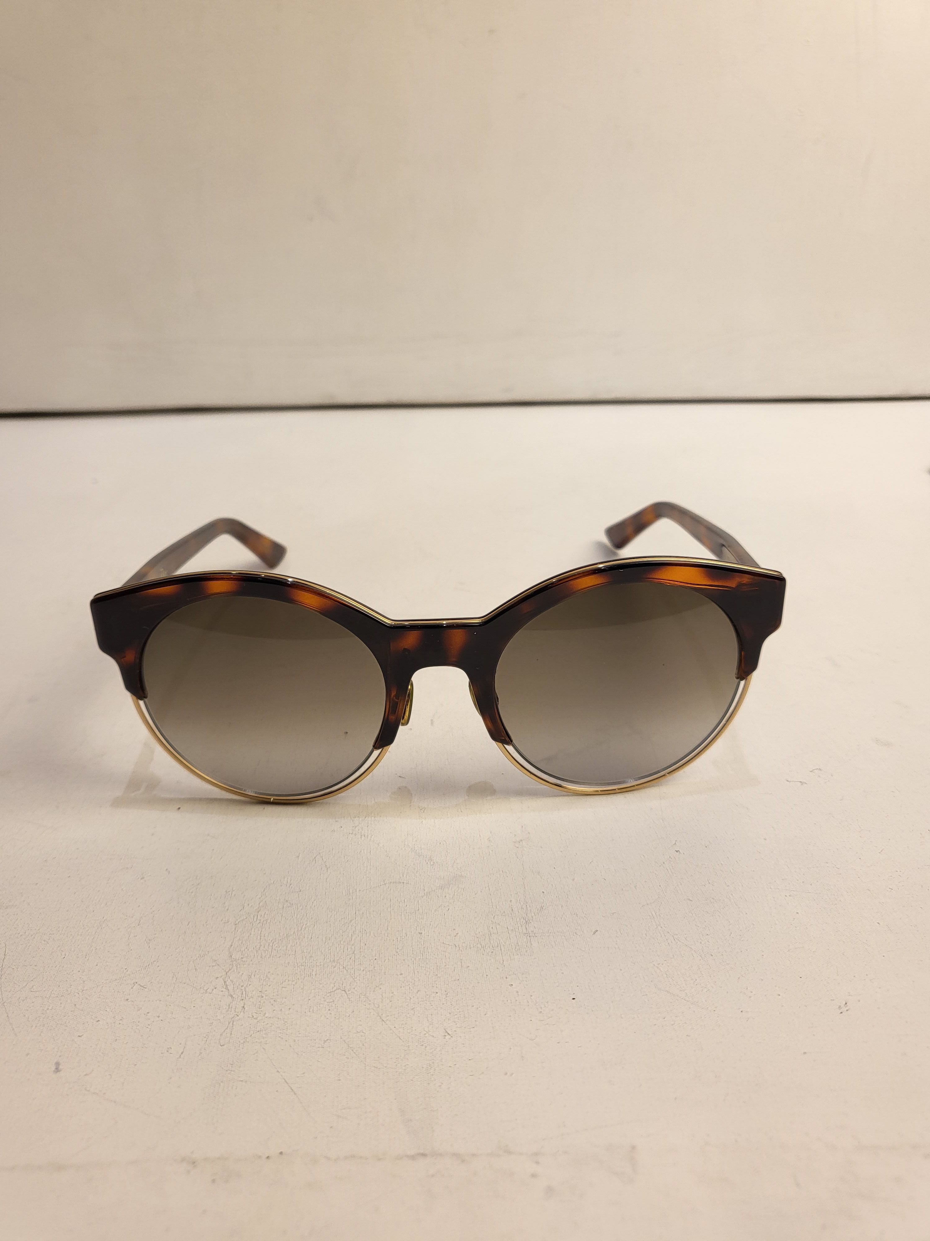 Preowned Dior Sideral 1 Tortoiseshell Sunglasses Brown acetate