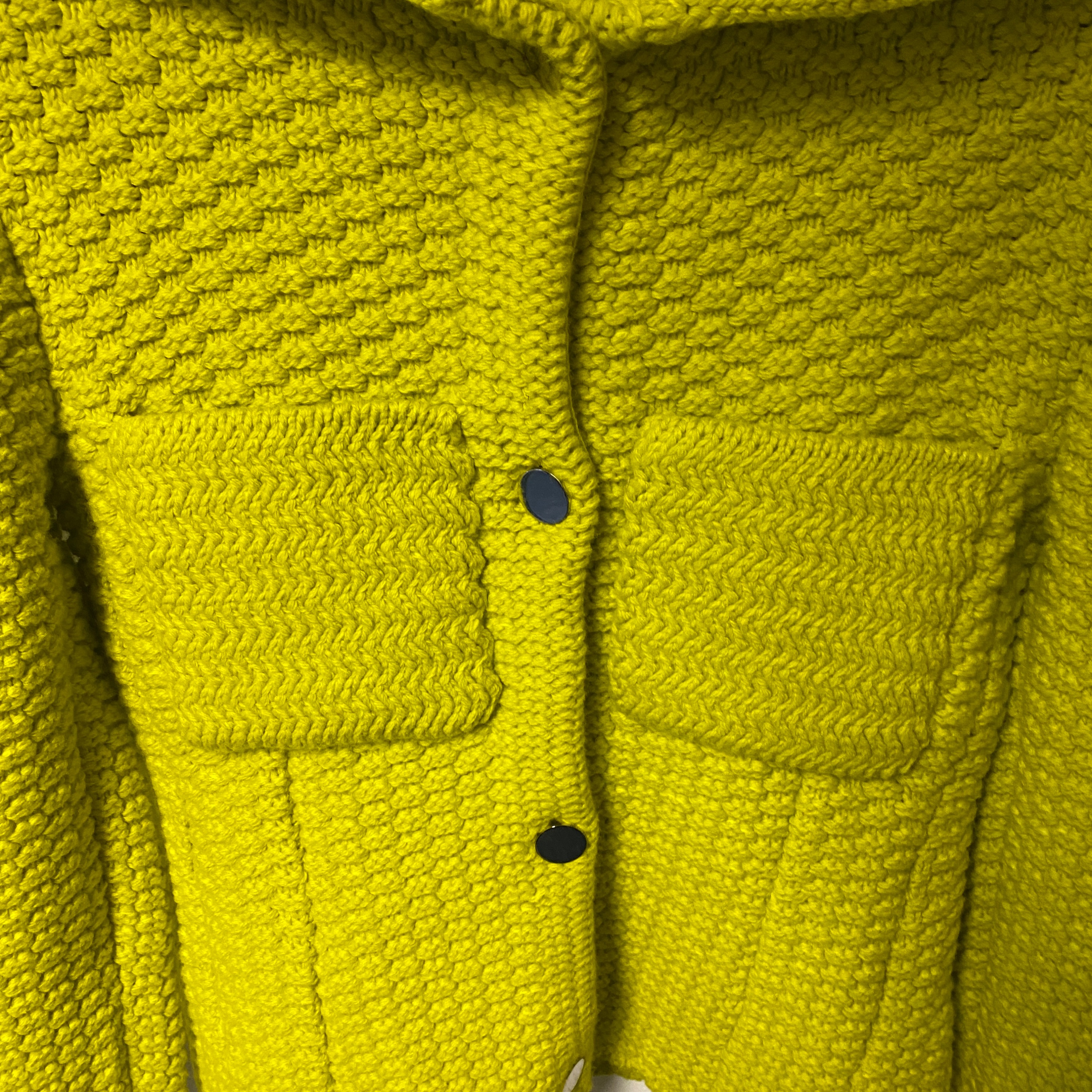 Bottega Veneta Kiwi Wool  Cardigan Size XS