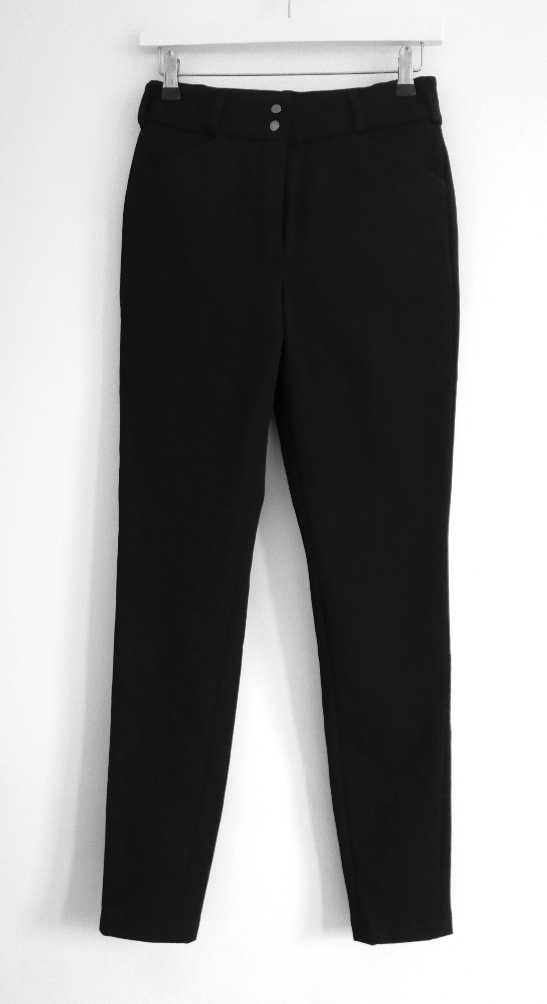 Loro Piana Black Lucien Trousers Size XS polyamide/wool