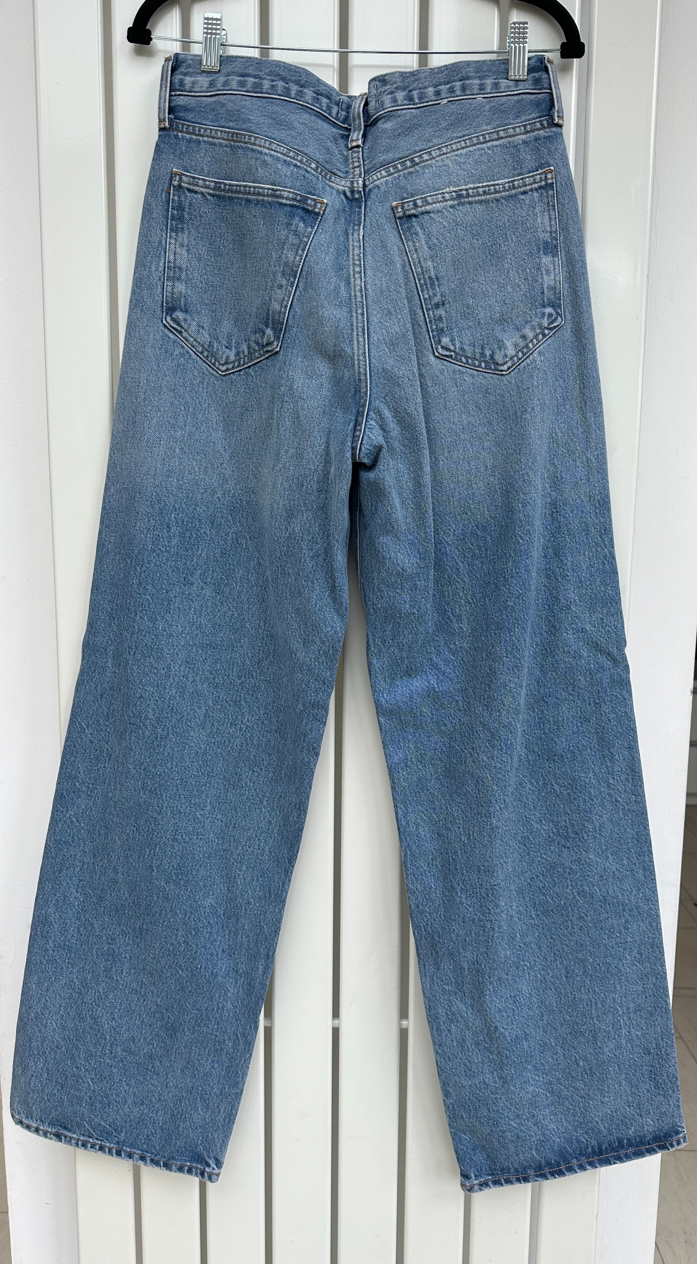 Agolde Wide Leg Denim Jeans Size 26/66 blue