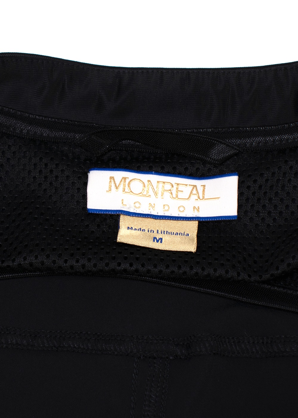 Preowned Monreal London Black Track Jacket Size XS polyester