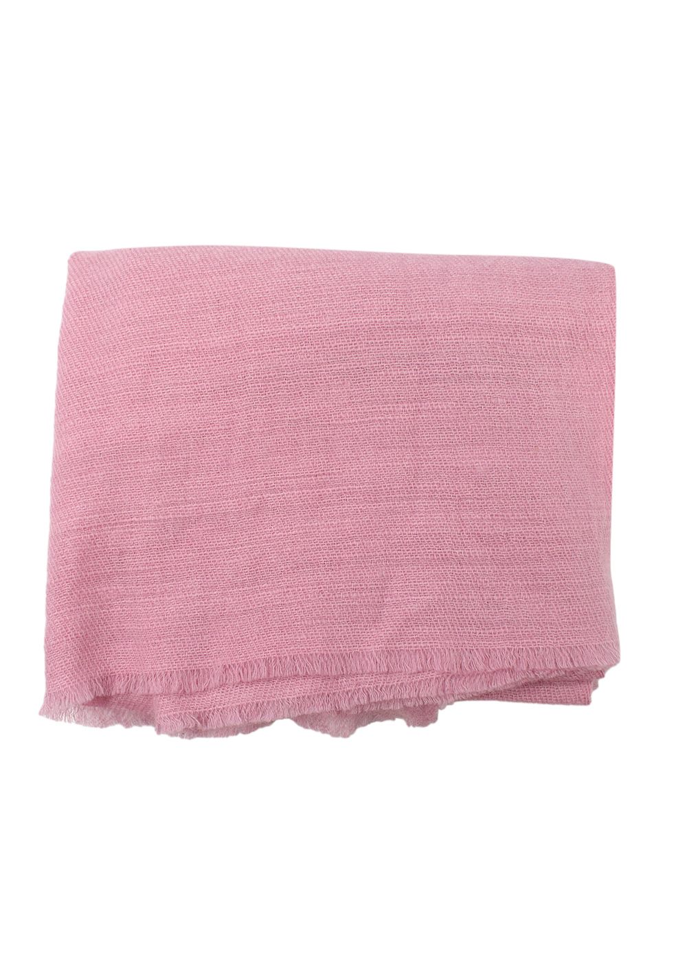 Preowned Bespoke Bubblegum Pink Cashmere Scarf