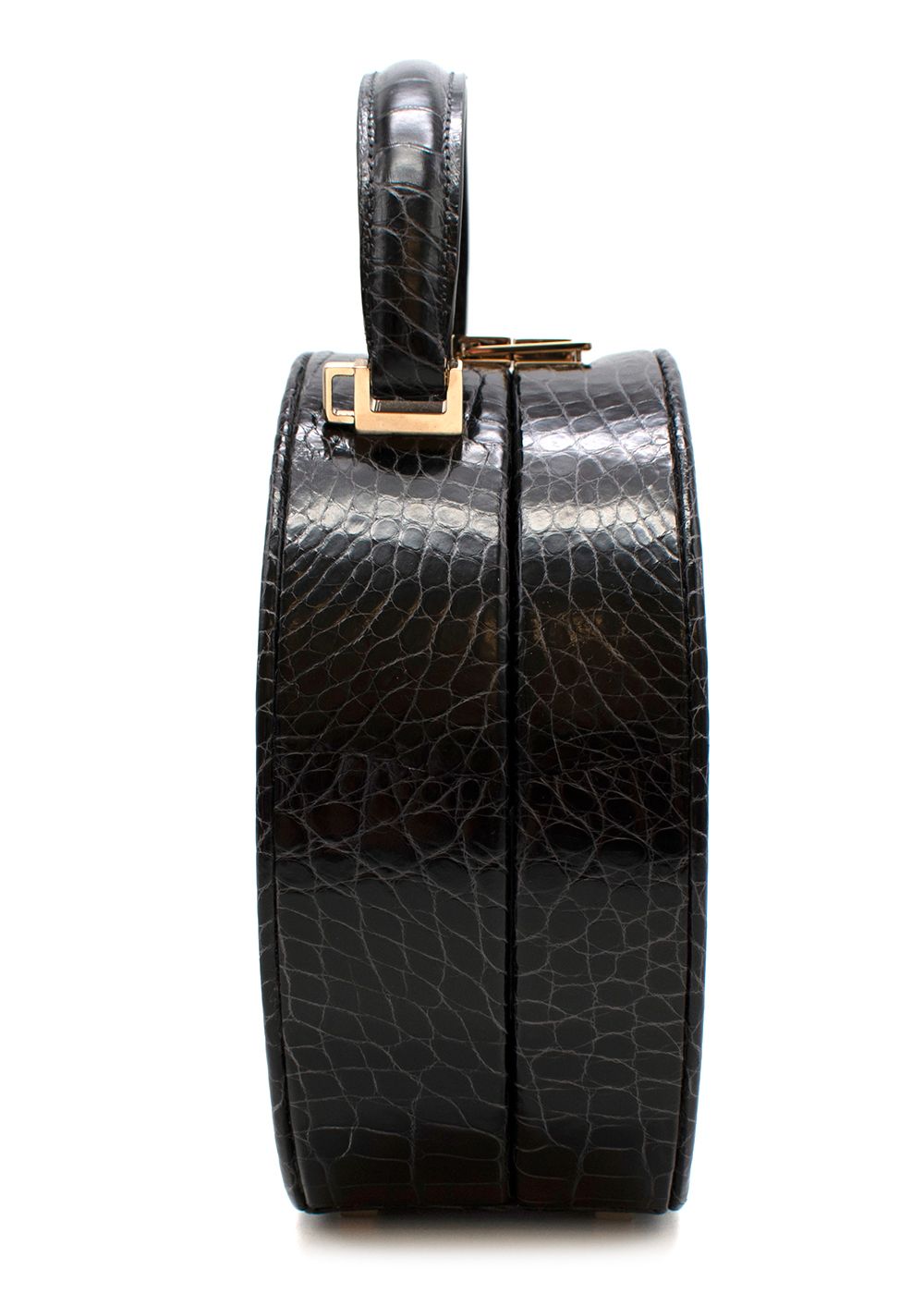 Buwood Bumi 14cm Black Alligator Tote