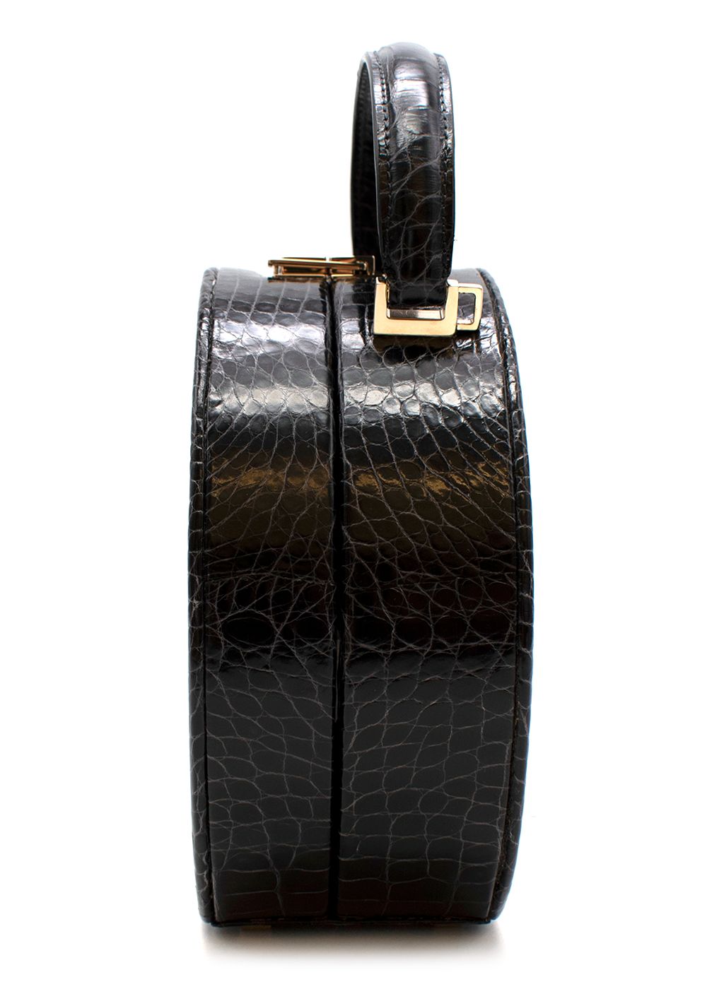 Buwood Bumi 14cm Black Alligator Tote